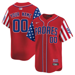 Custom Gender/Name SD Independence Day Jersey - All Stitched
