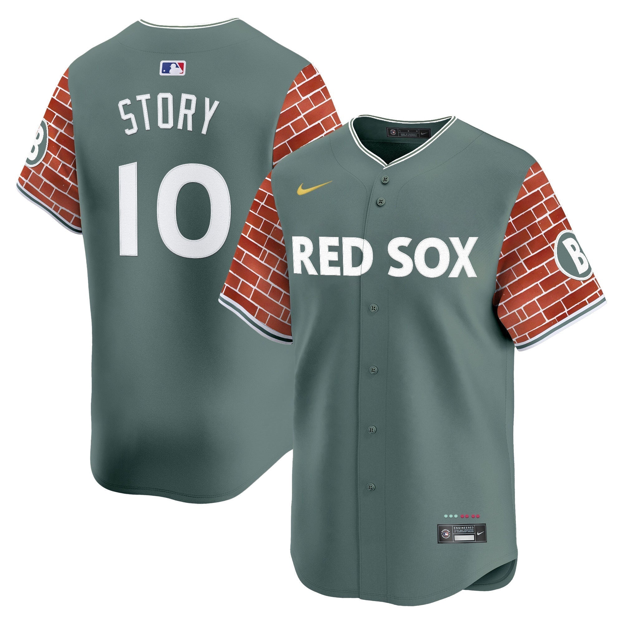 BOS 2025 Fenway Red Brick Style Vapor Premier Limited Jersey - Stitched