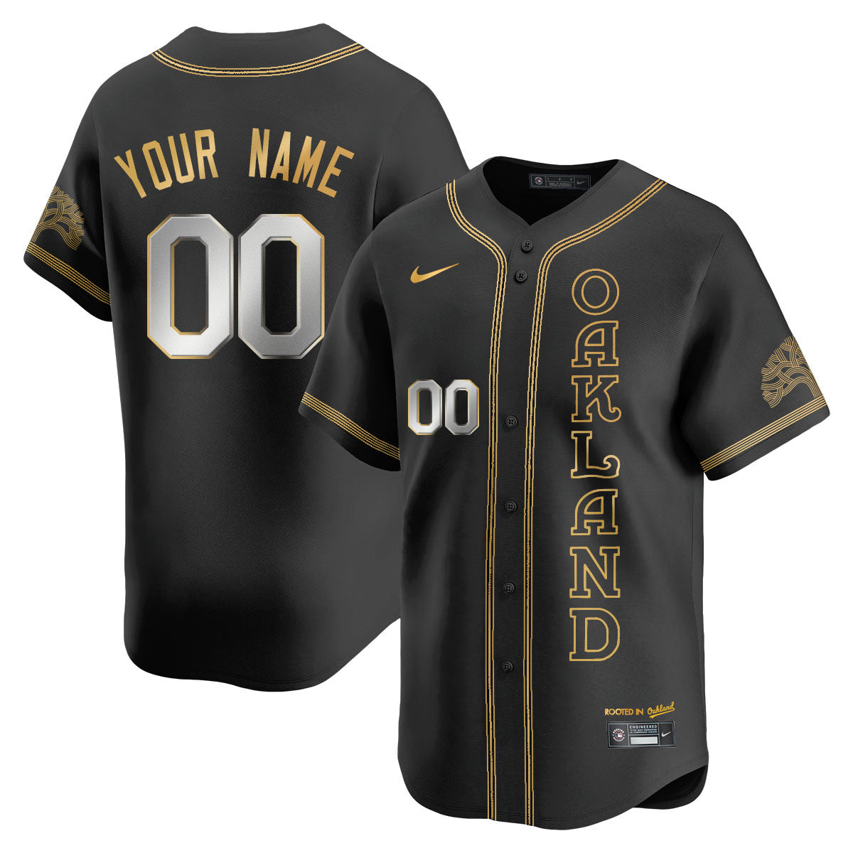 Custom Name/Gender OAK City Connect Concept Jersey - All Stitched