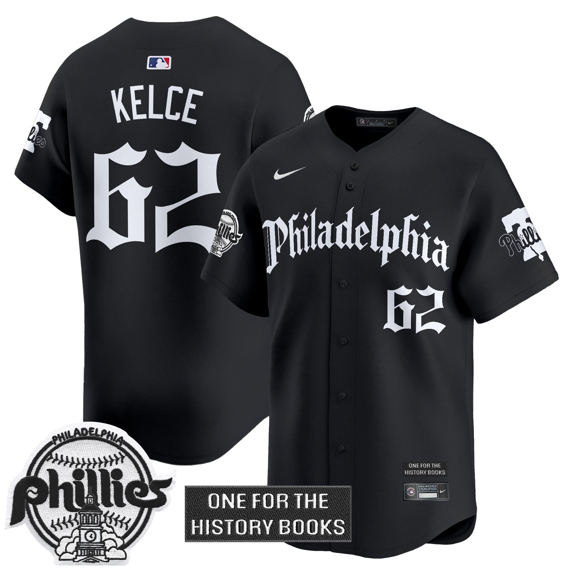 Phillies 'Retro Newspaper Edition' Vapor Premier Limited Jersey - All Stitched