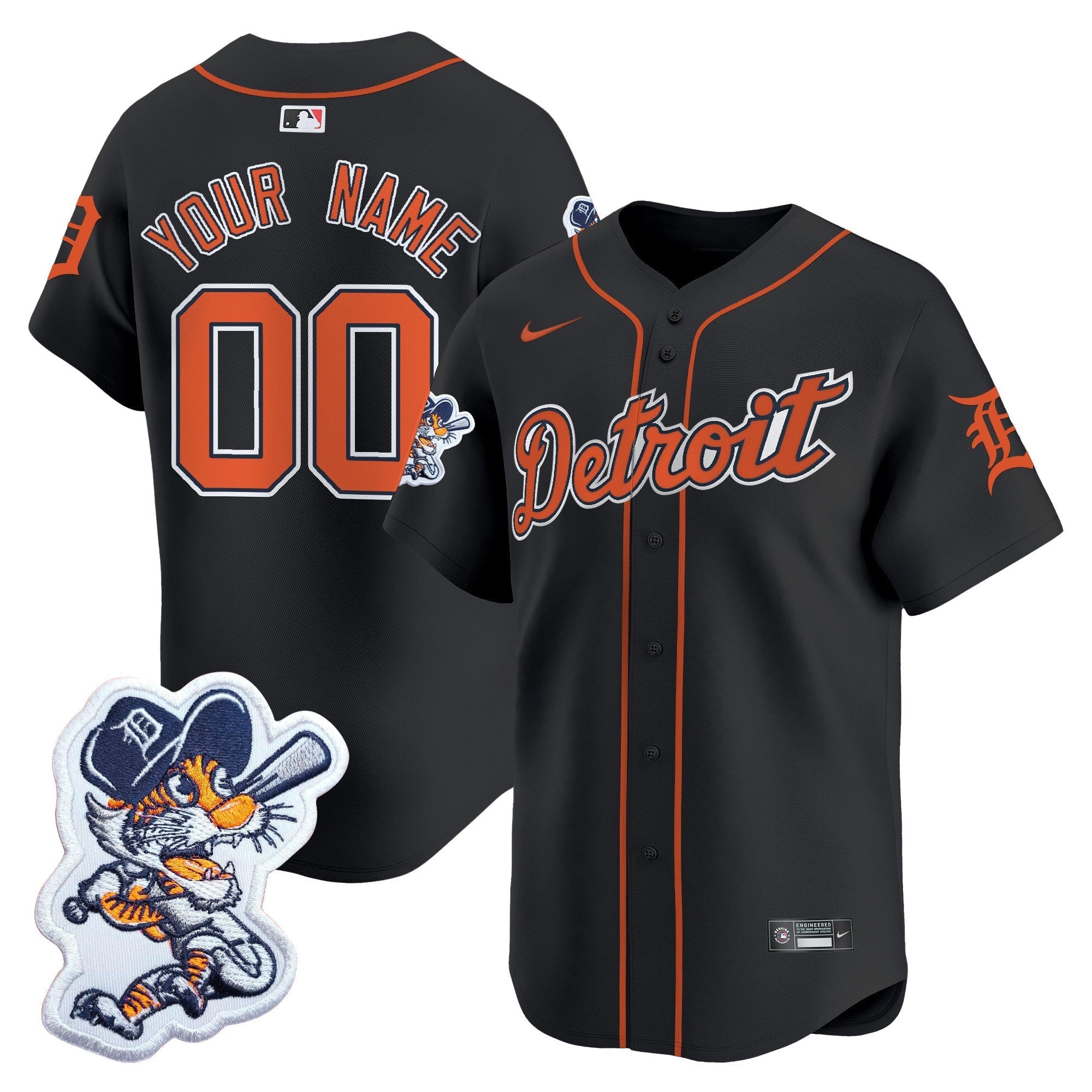 DET Paws Patch Vapor Premier Limited Custom Jersey - All Stitched