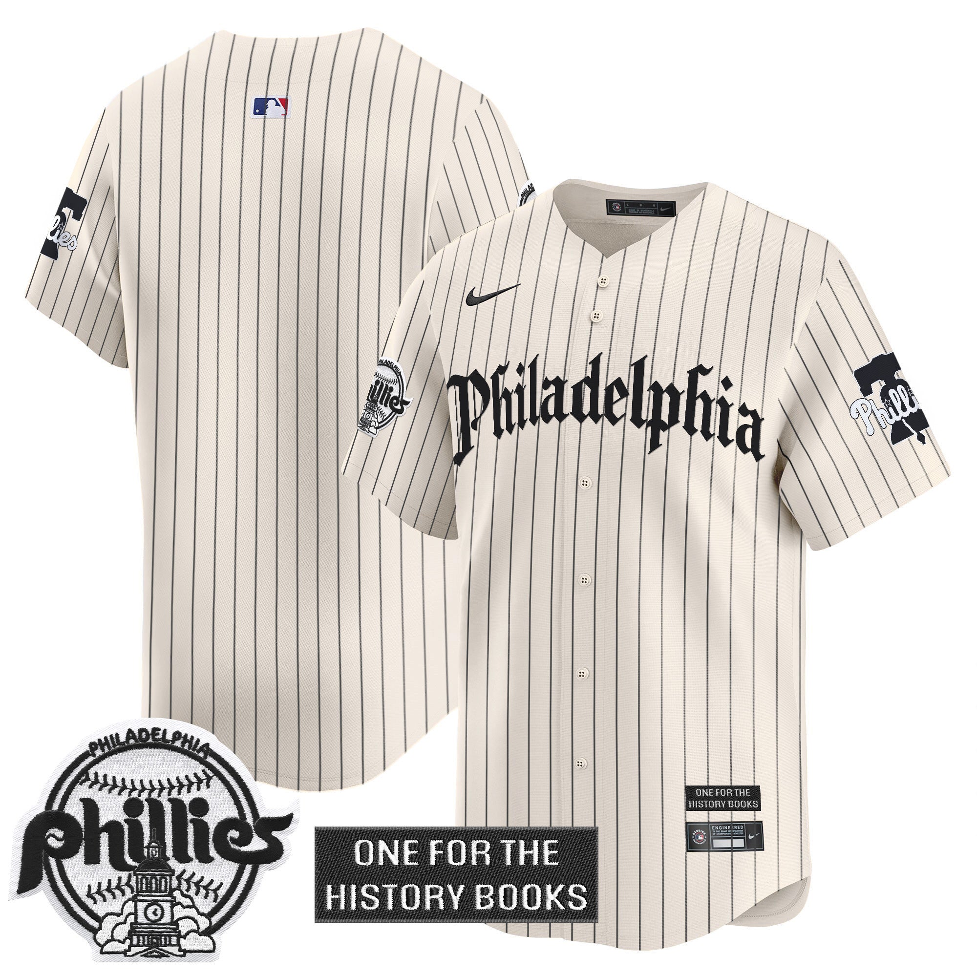 Phillies 'Retro Newspaper Edition' Vapor Premier Limited Jersey - All Stitched