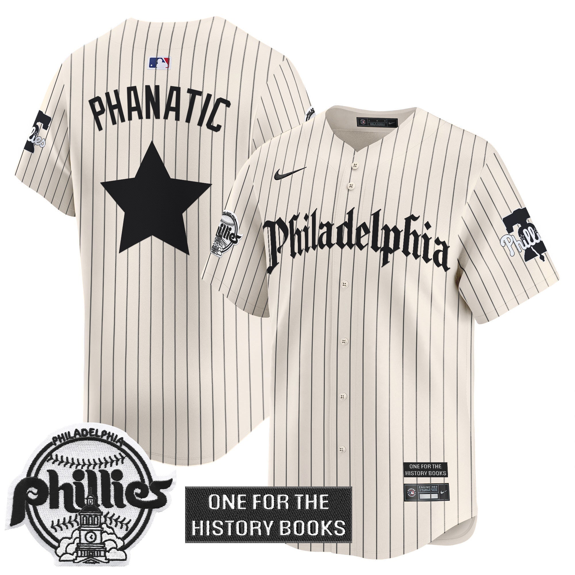 Phillies 'Retro Newspaper Edition' Vapor Premier Limited Jersey - All Stitched