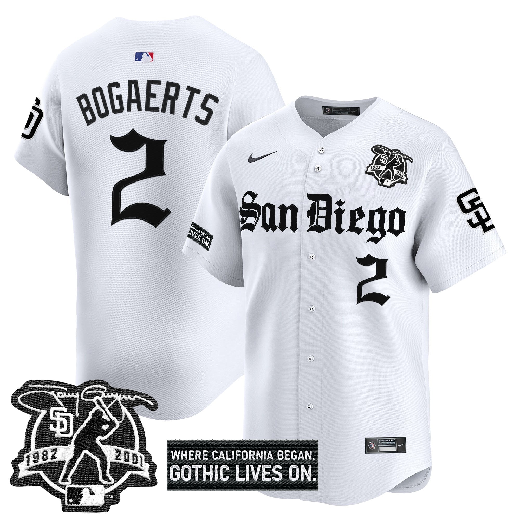 SD 'Gothic Edition' Vapor Premier Limited Jersey - All Stitched