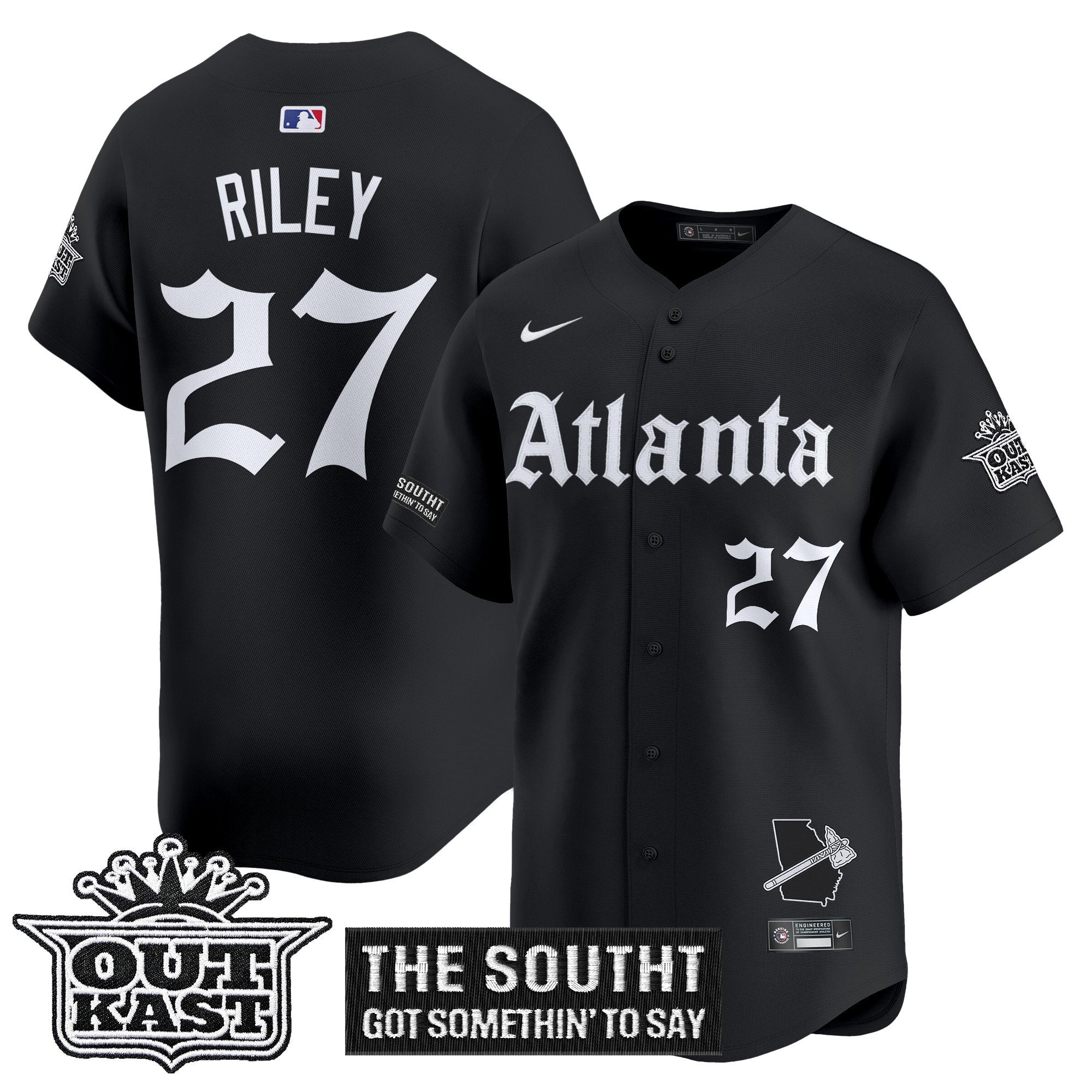 ATL 'Gothic South x Outkast Edition' Vapor Premier Limited Jersey - All Stitched