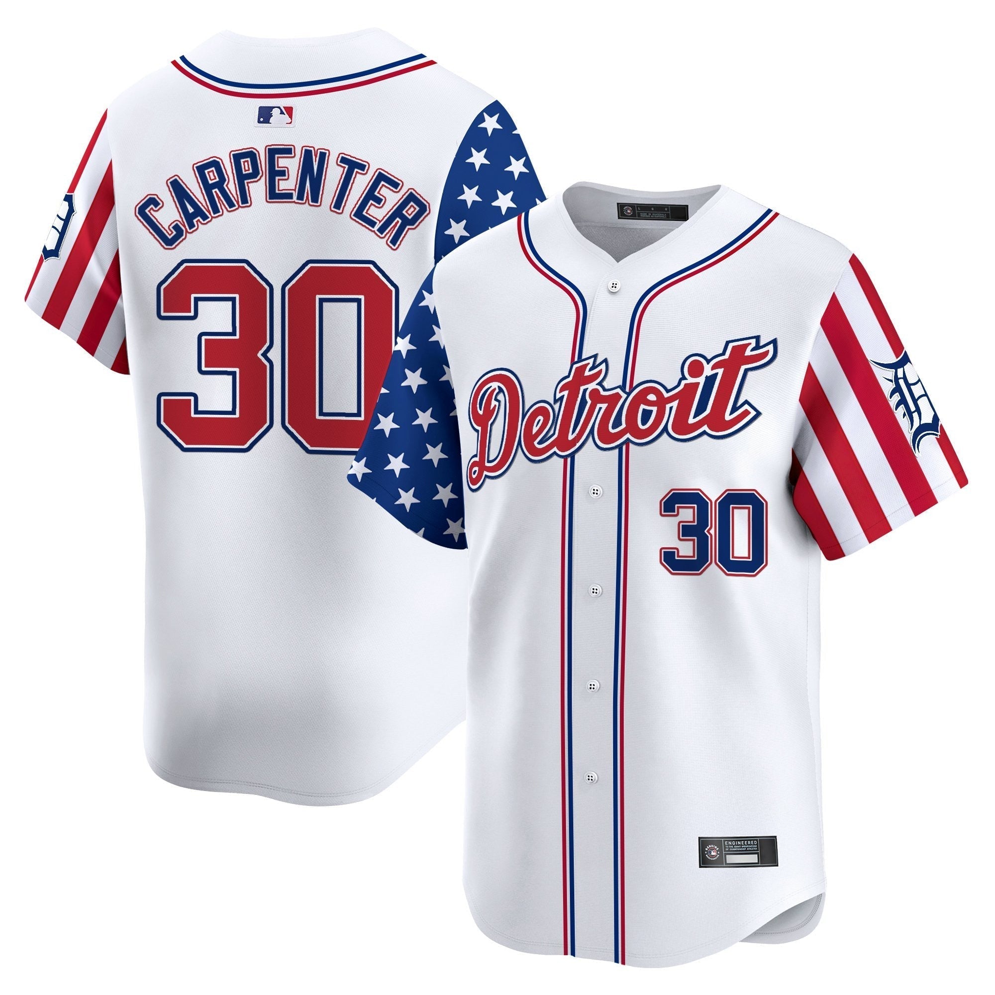 DET 2025 Independence Day Vapor Premier Limited Jersey - All Stitched