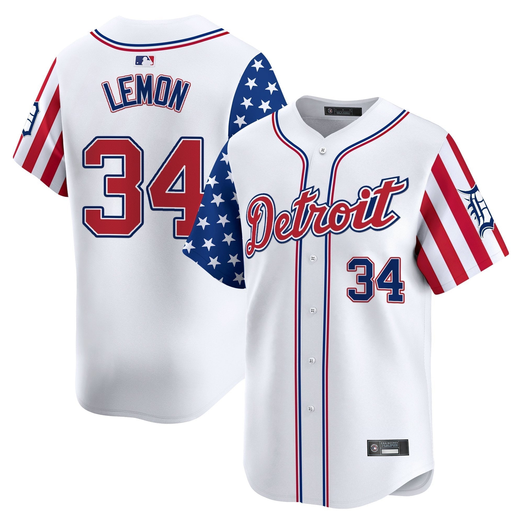 DET 2025 Independence Day Vapor Premier Limited Jersey - All Stitched