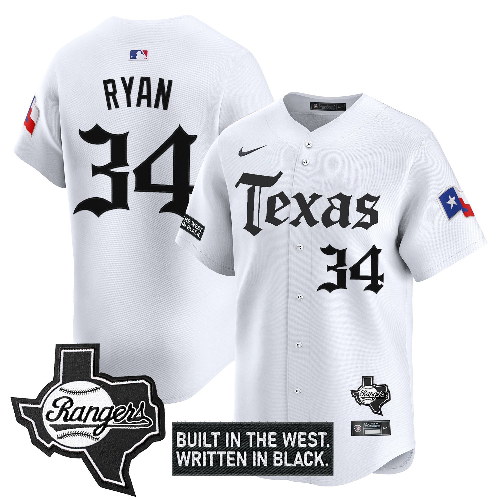 Texas  'Gothic Frontier Edition' Vapor Premier Limited Jersey - All Stitched n2