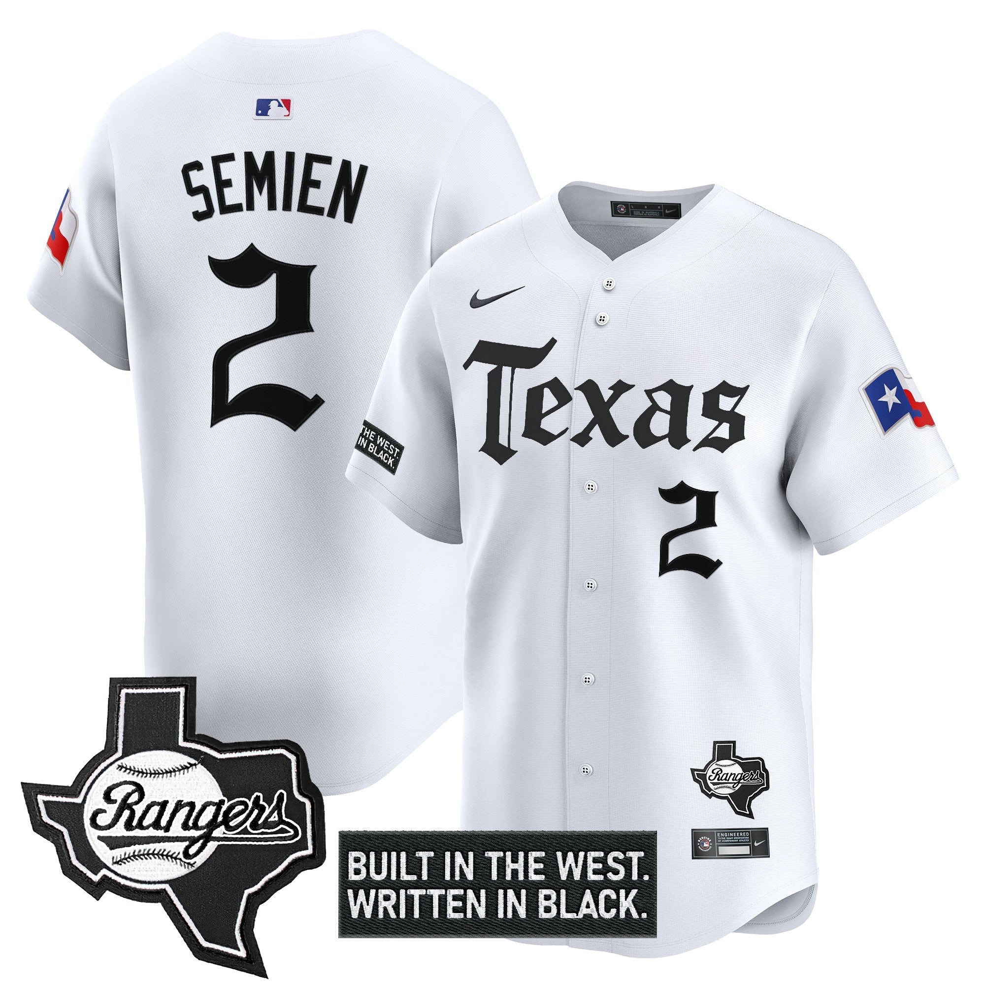 Texas  'Gothic Frontier Edition' Vapor Premier Limited Jersey - All Stitched n2