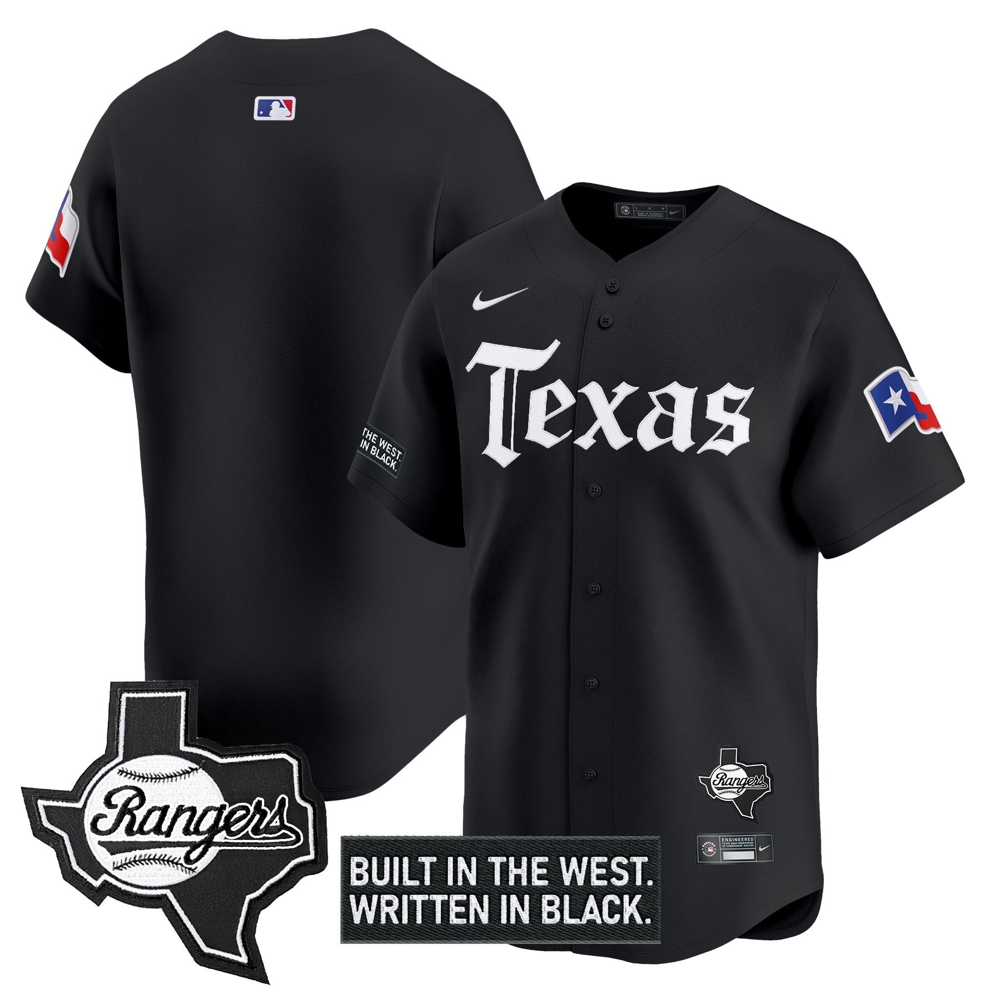 Texas  'Gothic Frontier Edition' Vapor Premier Limited Jersey - All Stitched n2