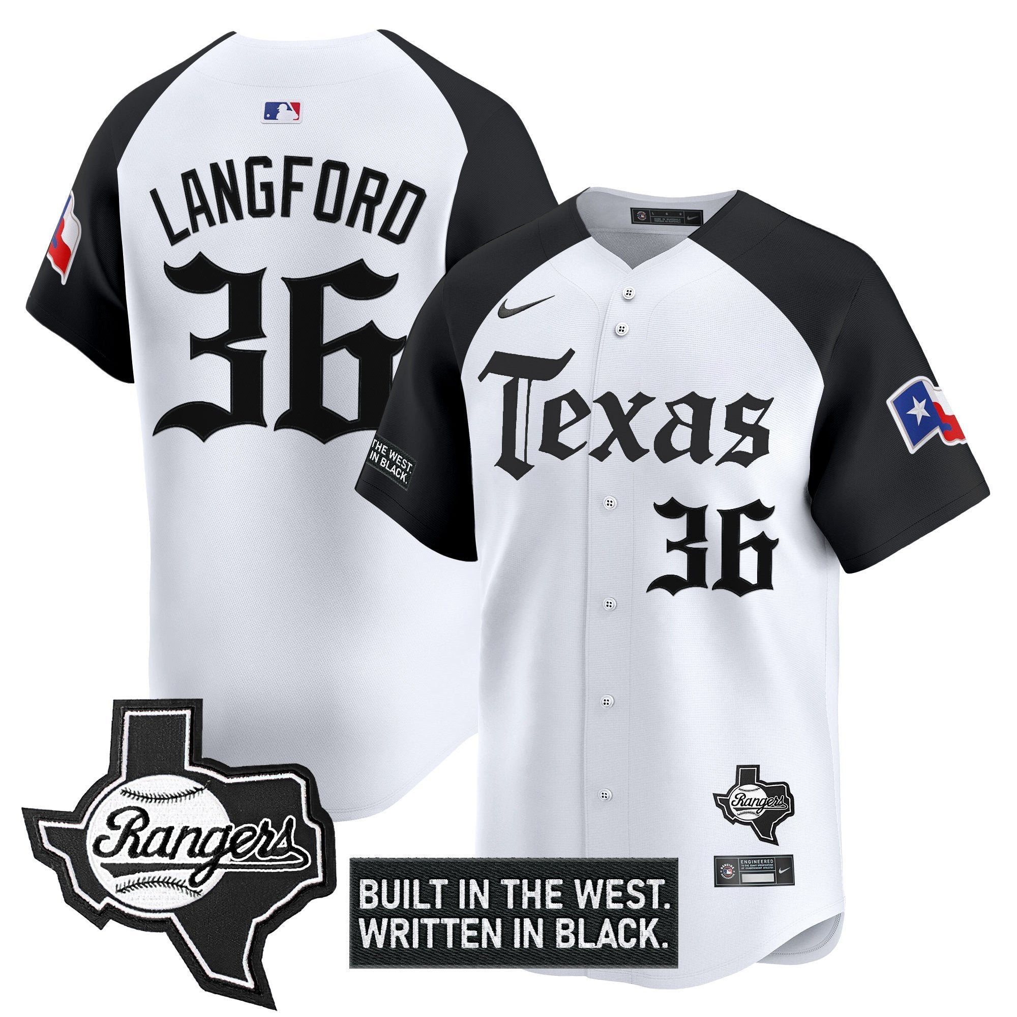 Texas  'Gothic Frontier Edition' Vapor Premier Limited Jersey - All Stitched n2