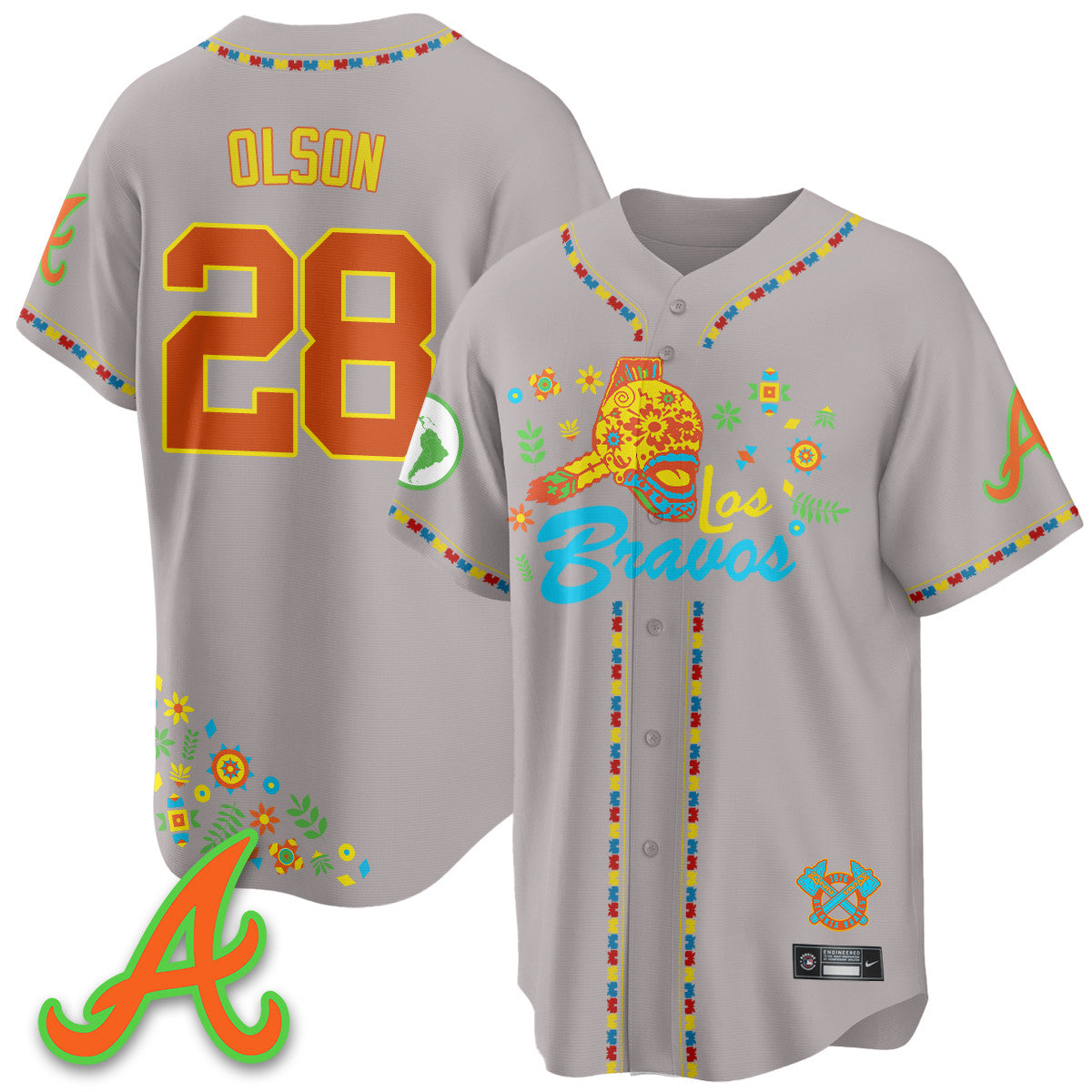 ATL 2025 "Los Bravos" Jersey V2 - All Stitched
