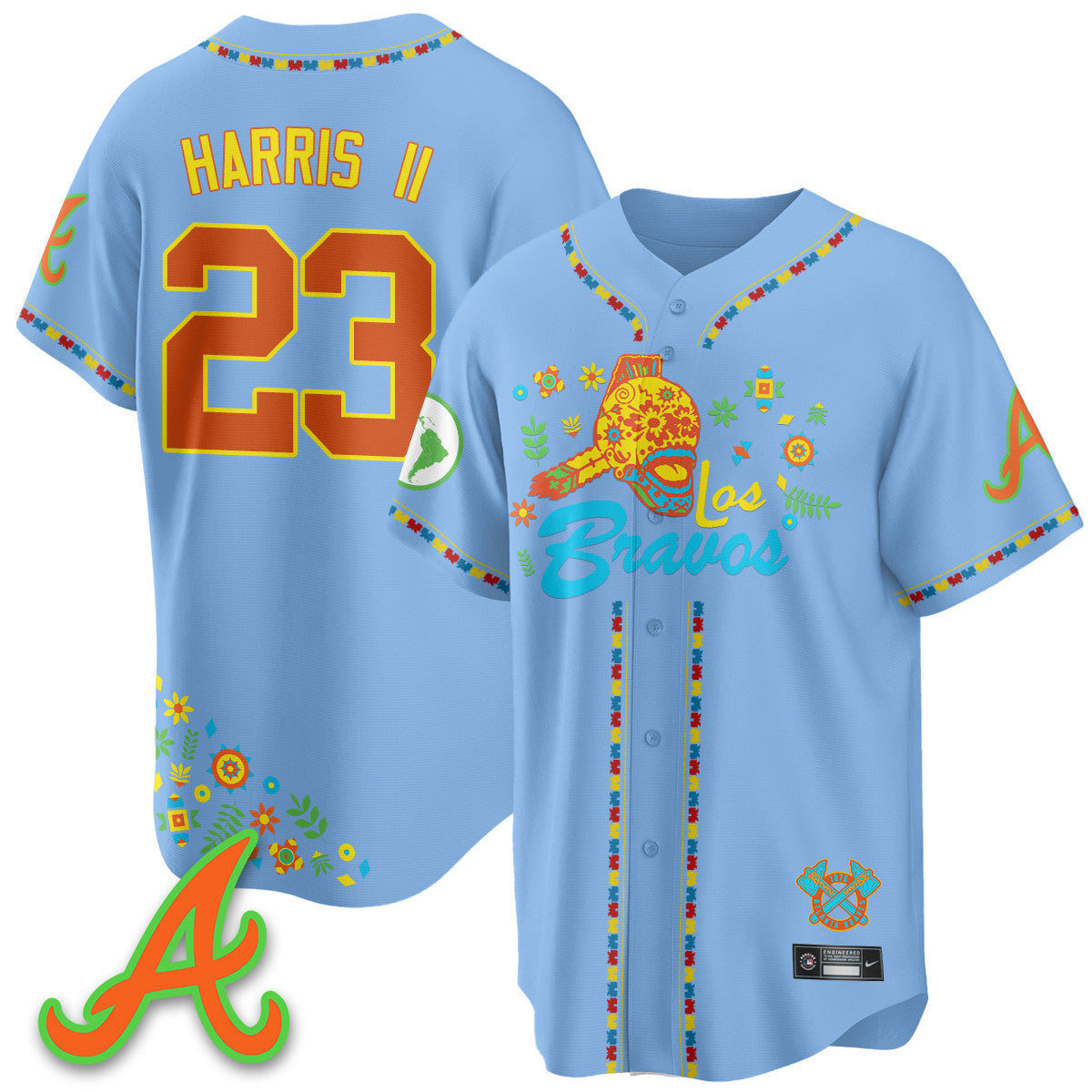 ATL 2025 "Los Bravos" Jersey V2 - All Stitched