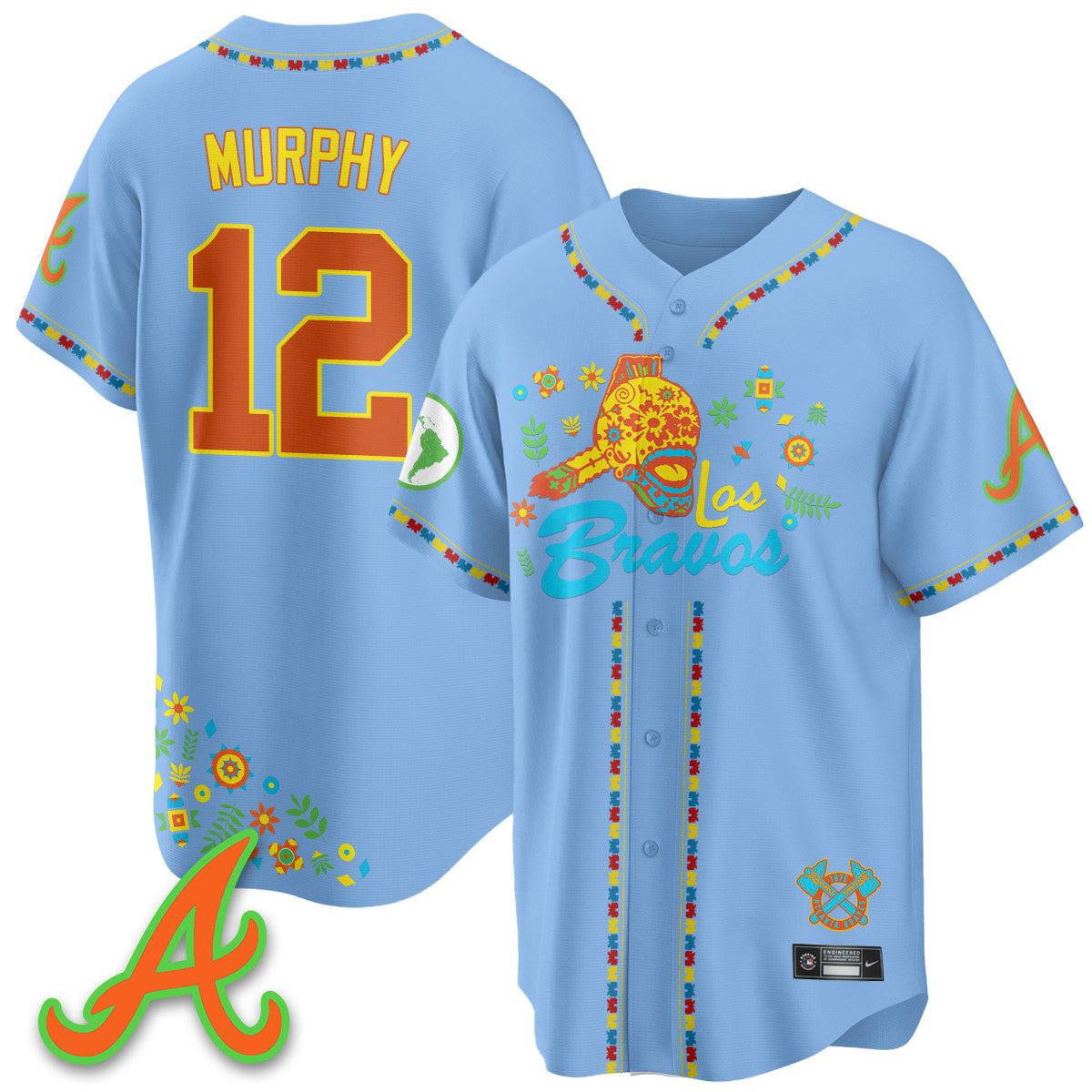 ATL 2025 "Los Bravos" Jersey V2 - All Stitched
