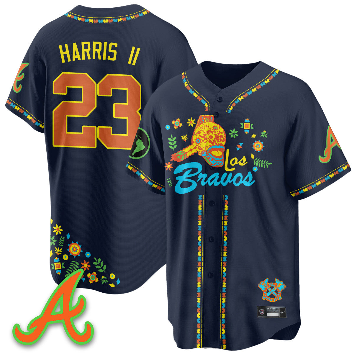 ATL 2025 "Los Bravos" Jersey V2 - All Stitched