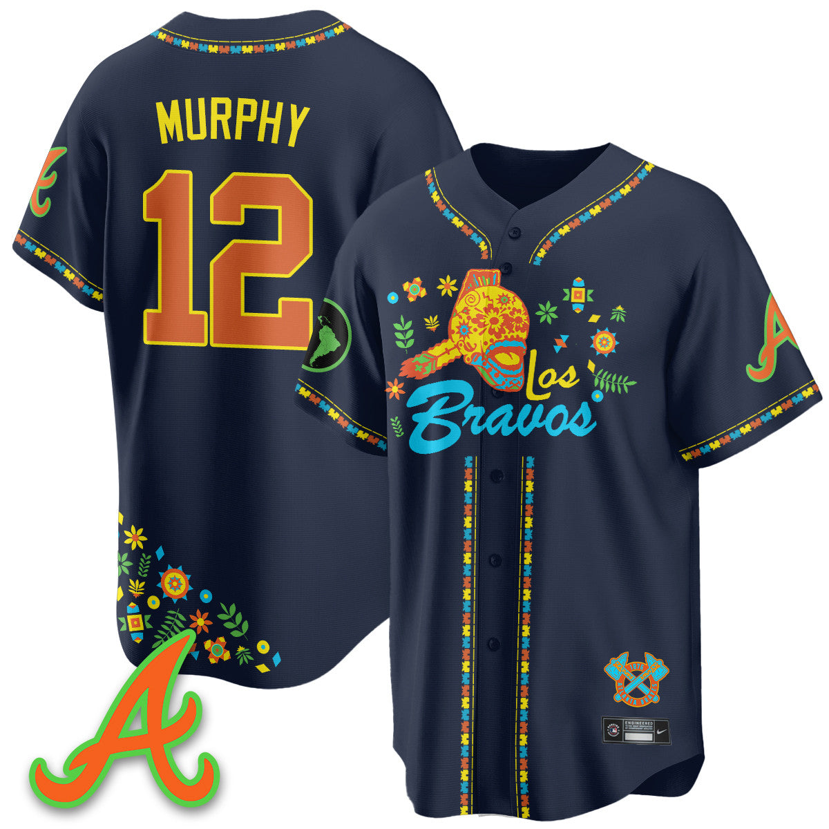 ATL 2025 "Los Bravos" Jersey V2 - All Stitched