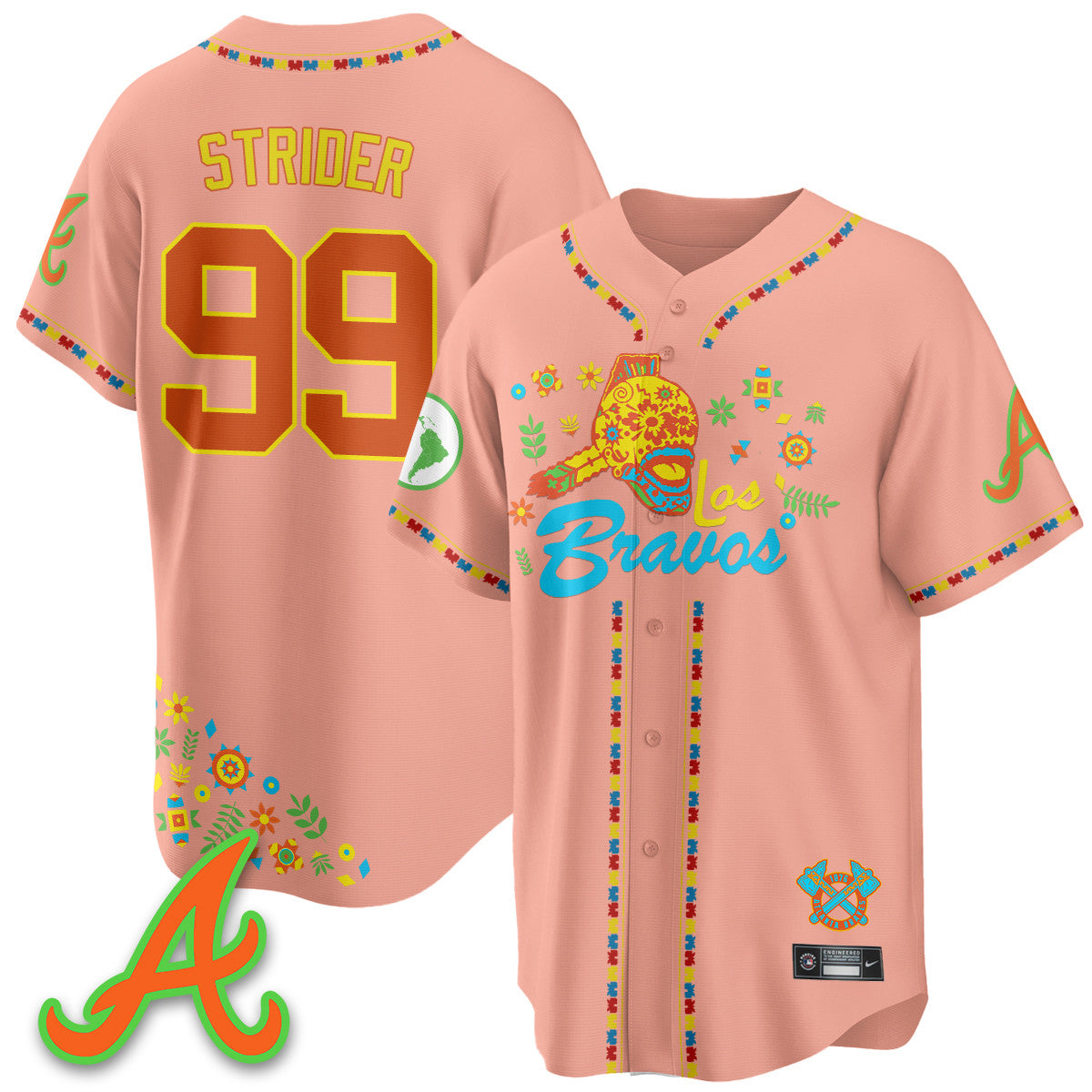 ATL 2025 "Los Bravos" Jersey V2 - All Stitched