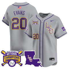 LSU 2025 World Series Champions Limited Jersey - All Stitched