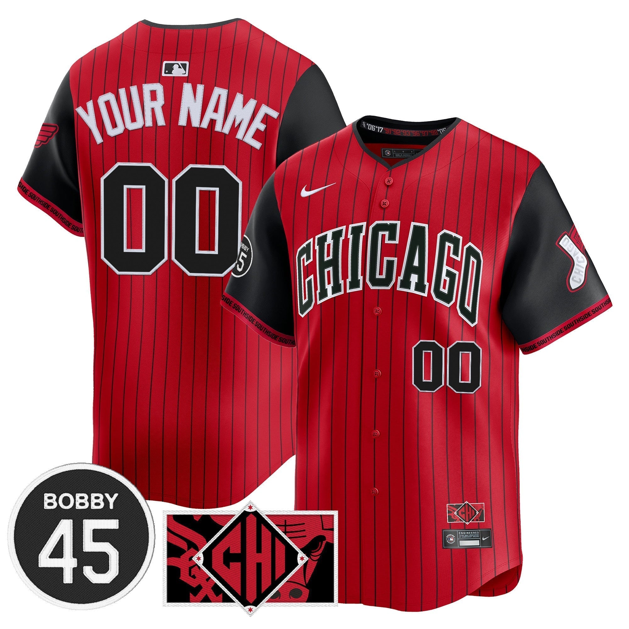 CWS Bobby Jenks Vapor Premier Limited Custom Jersey - All Stitched