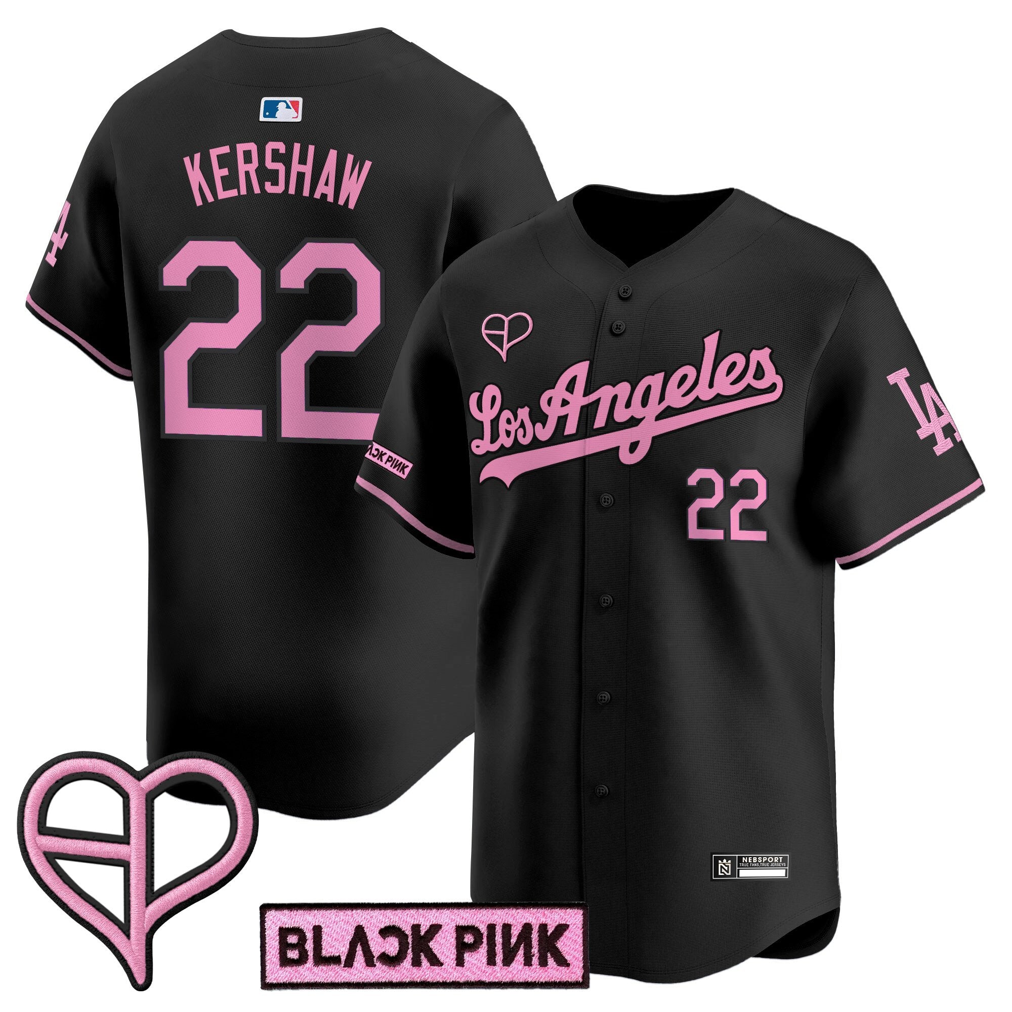 LAD x BLACKPINK 2025 Vapor Premier Limited Jersey - All Stitched