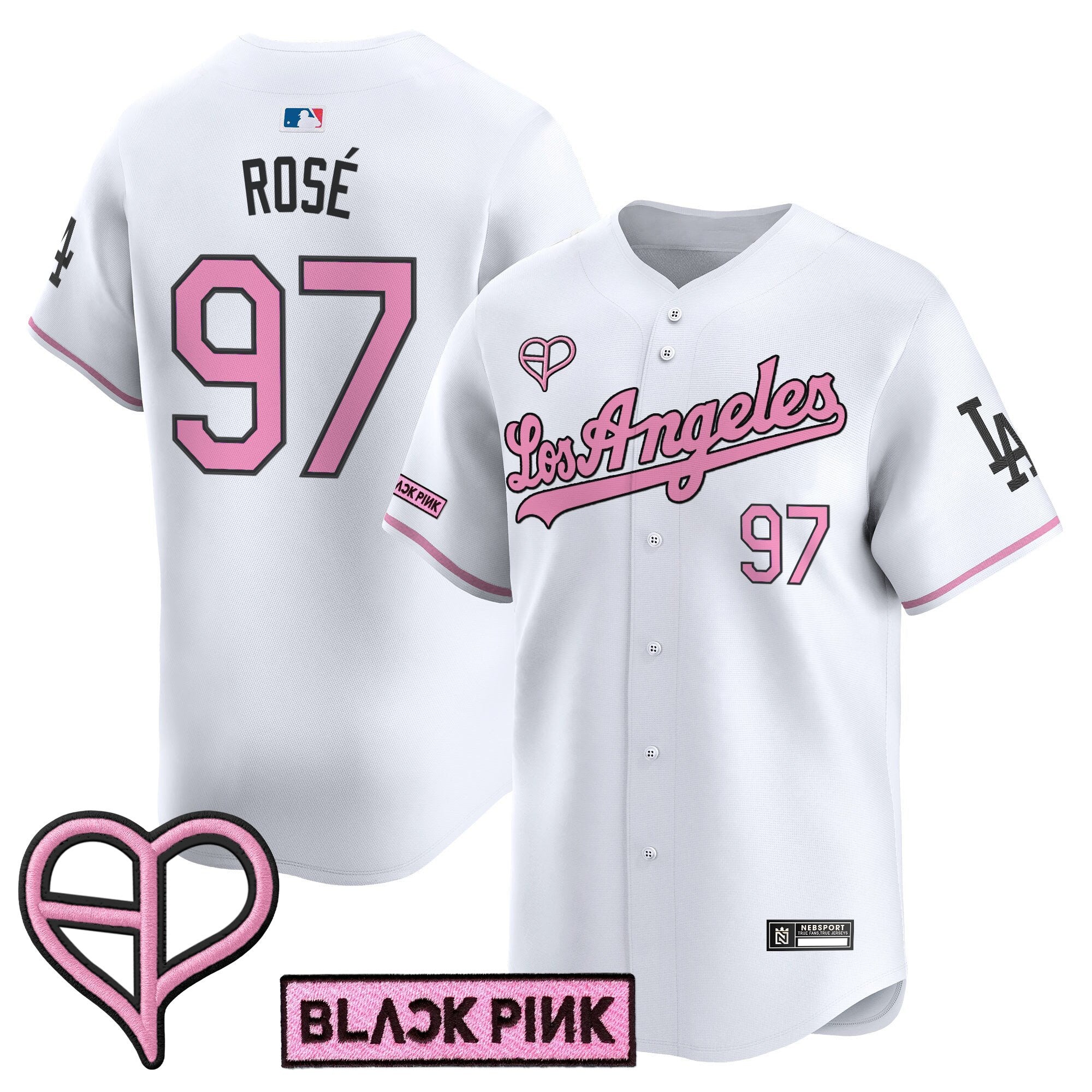 LAD x BLACKPINK 2025 Vapor Premier Limited Jersey - All Stitched
