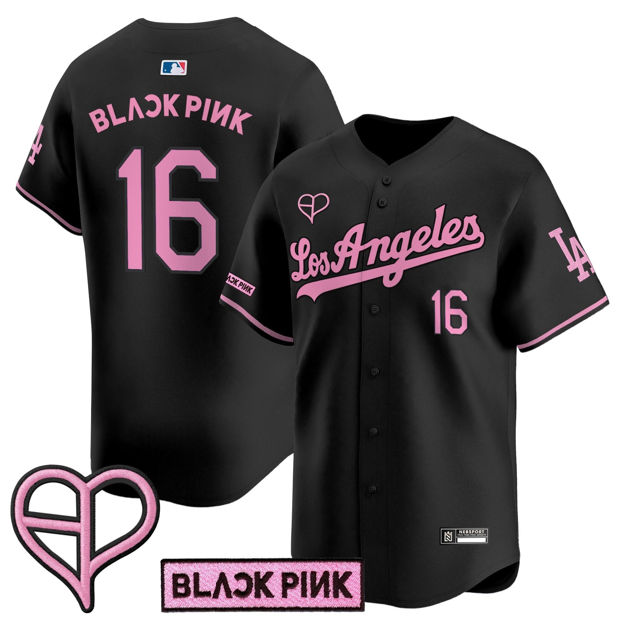 LAD x BLACKPINK 2025 Vapor Premier Limited Jersey - All Stitched