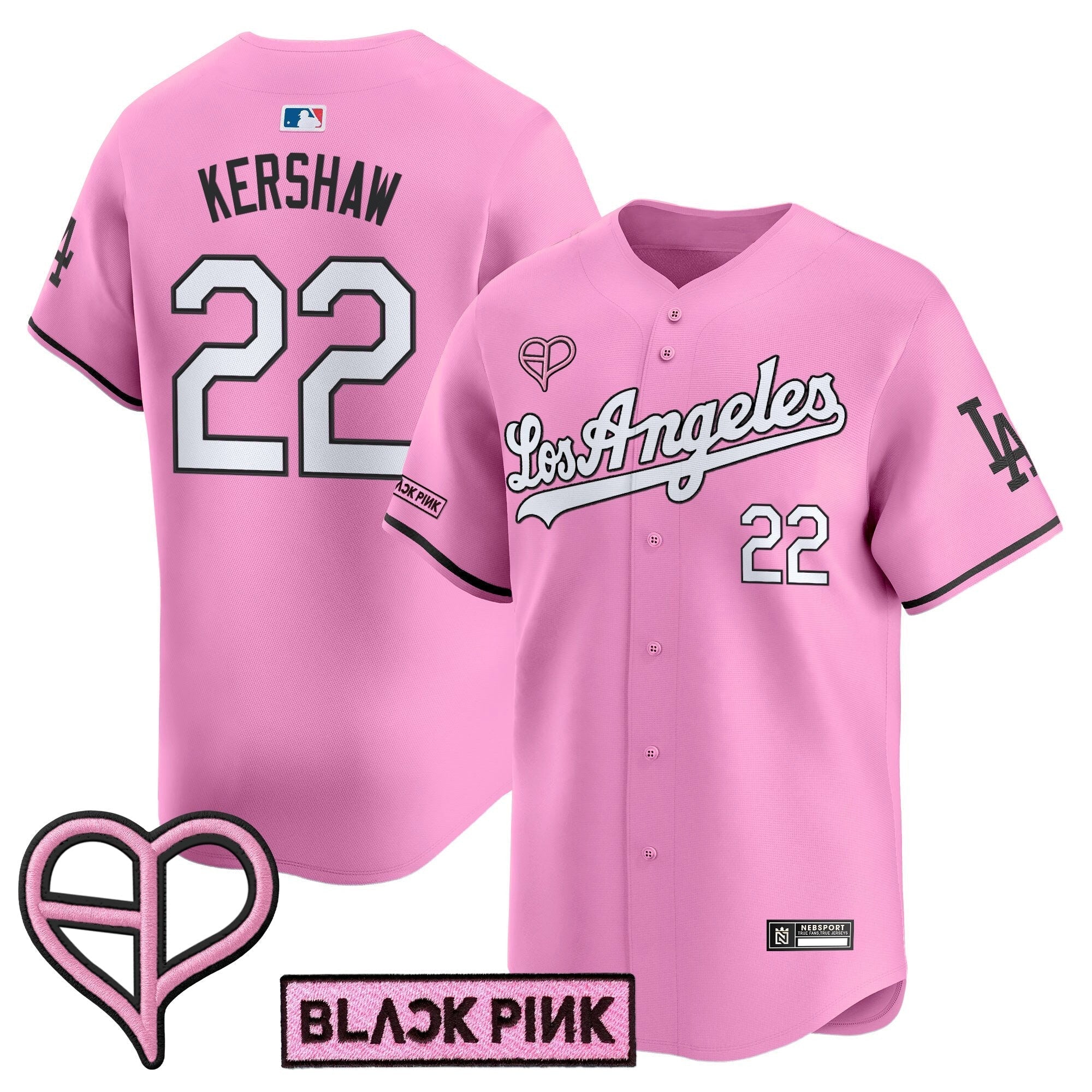 LAD x BLACKPINK 2025 Vapor Premier Limited Jersey - All Stitched