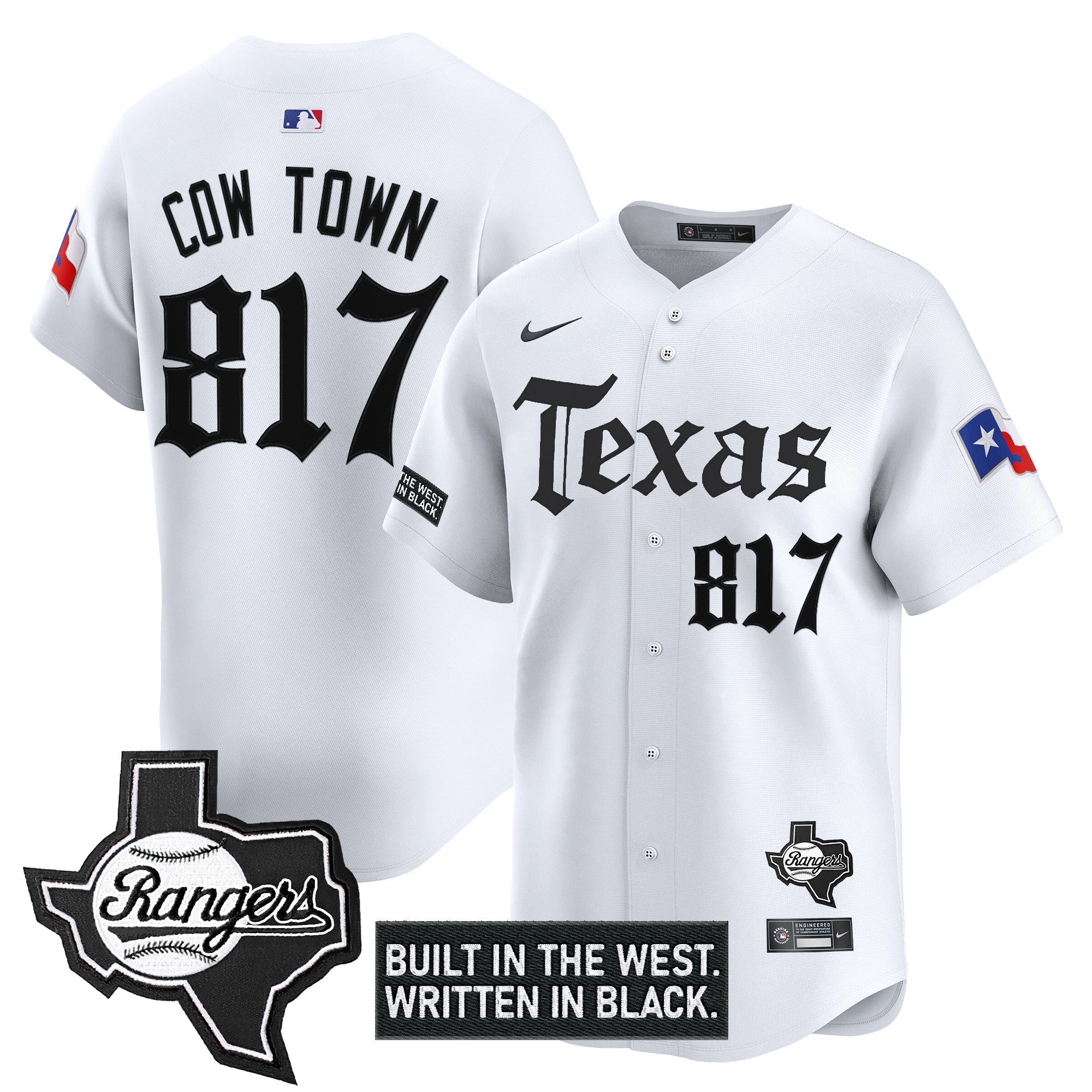 Texas  'Gothic Frontier Edition' Vapor Premier Limited Jersey - All Stitched n2