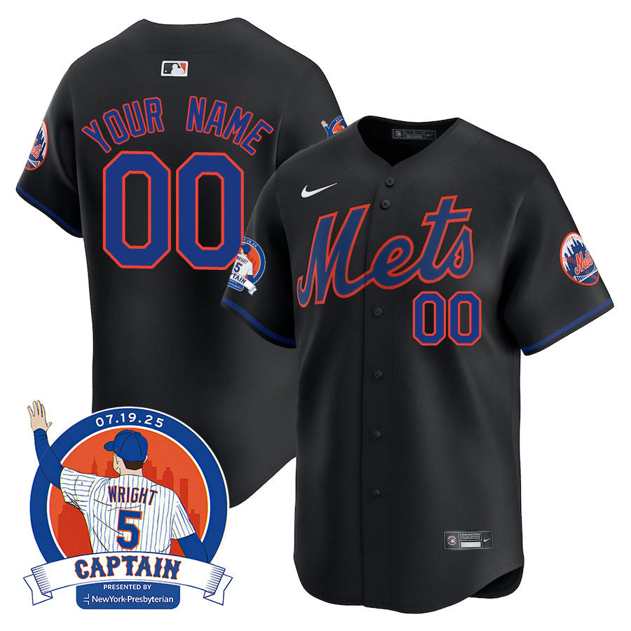 NYM David Wright "Mets Legend" Custom Jersey - All Stitched