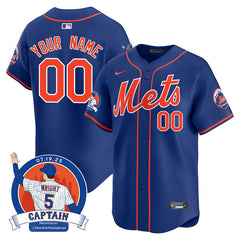 NYM David Wright "Mets Legend" Custom Jersey - All Stitched