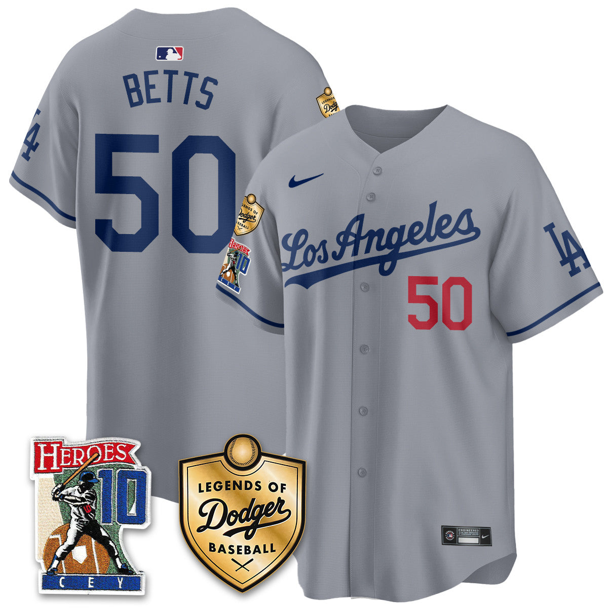 Dodgers Ron Cey "Legends Of Dodgers Baseball" Jersey - All Stitched