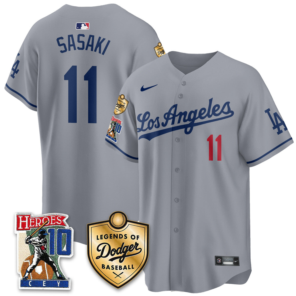 Dodgers Ron Cey "Legends Of Dodgers Baseball" Jersey - All Stitched