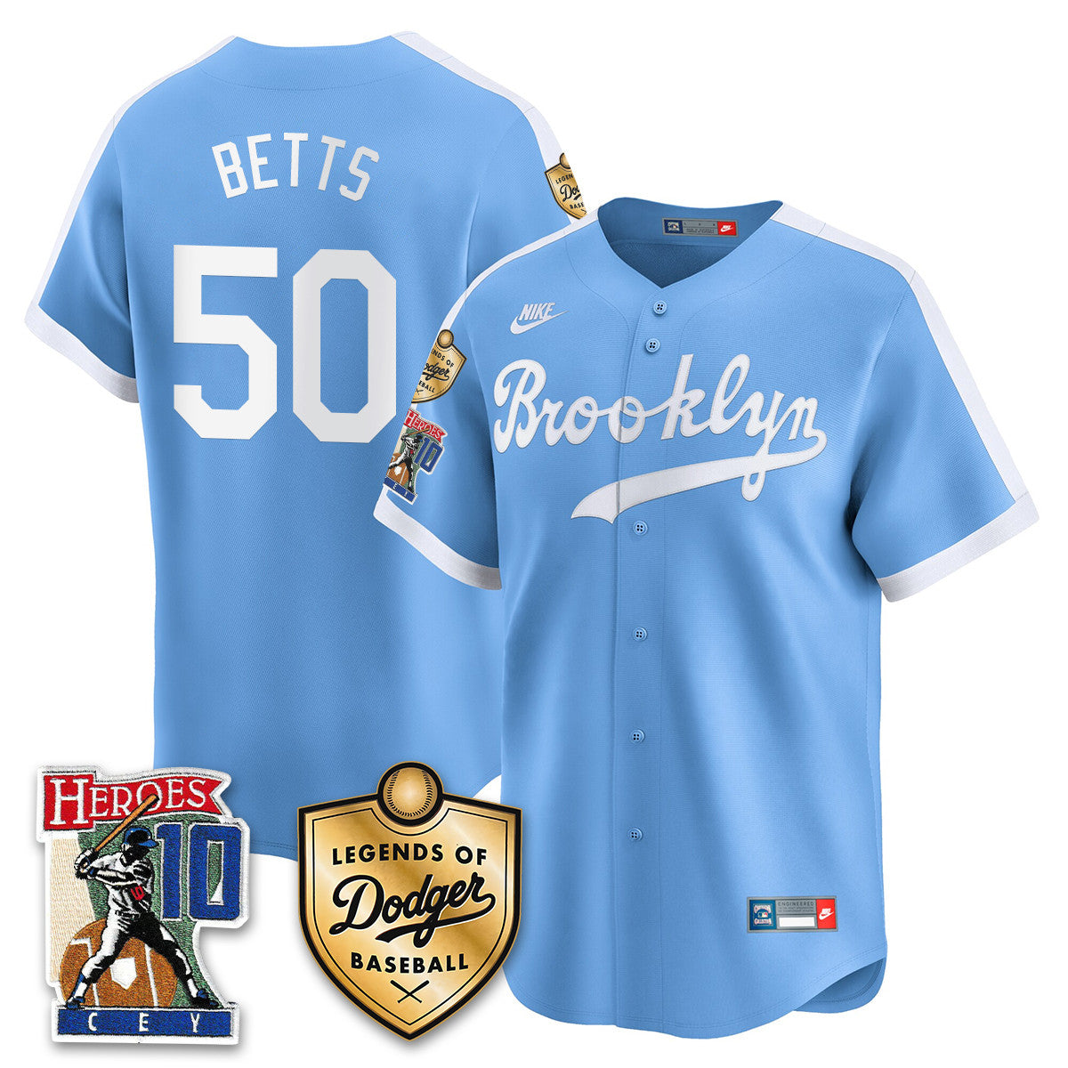 Dodgers Ron Cey "Legends Of Dodgers Baseball" Jersey - All Stitched