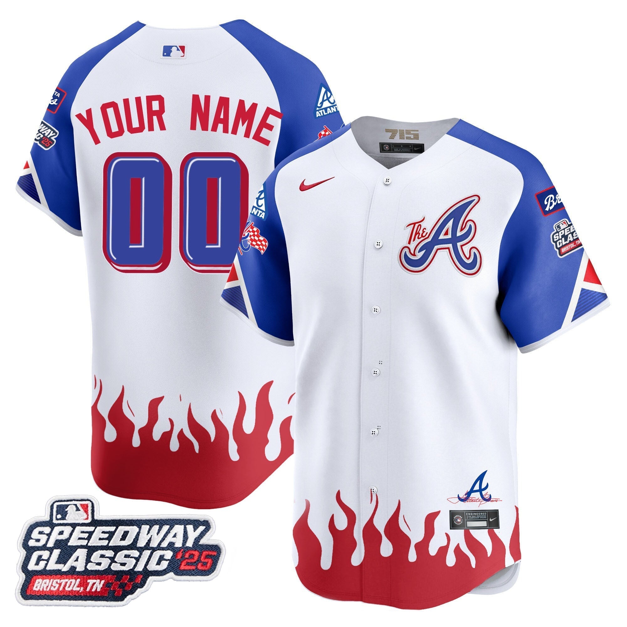 ATL 2025 Speedway Classic Limited Custom Jersey V2 - All Stitched