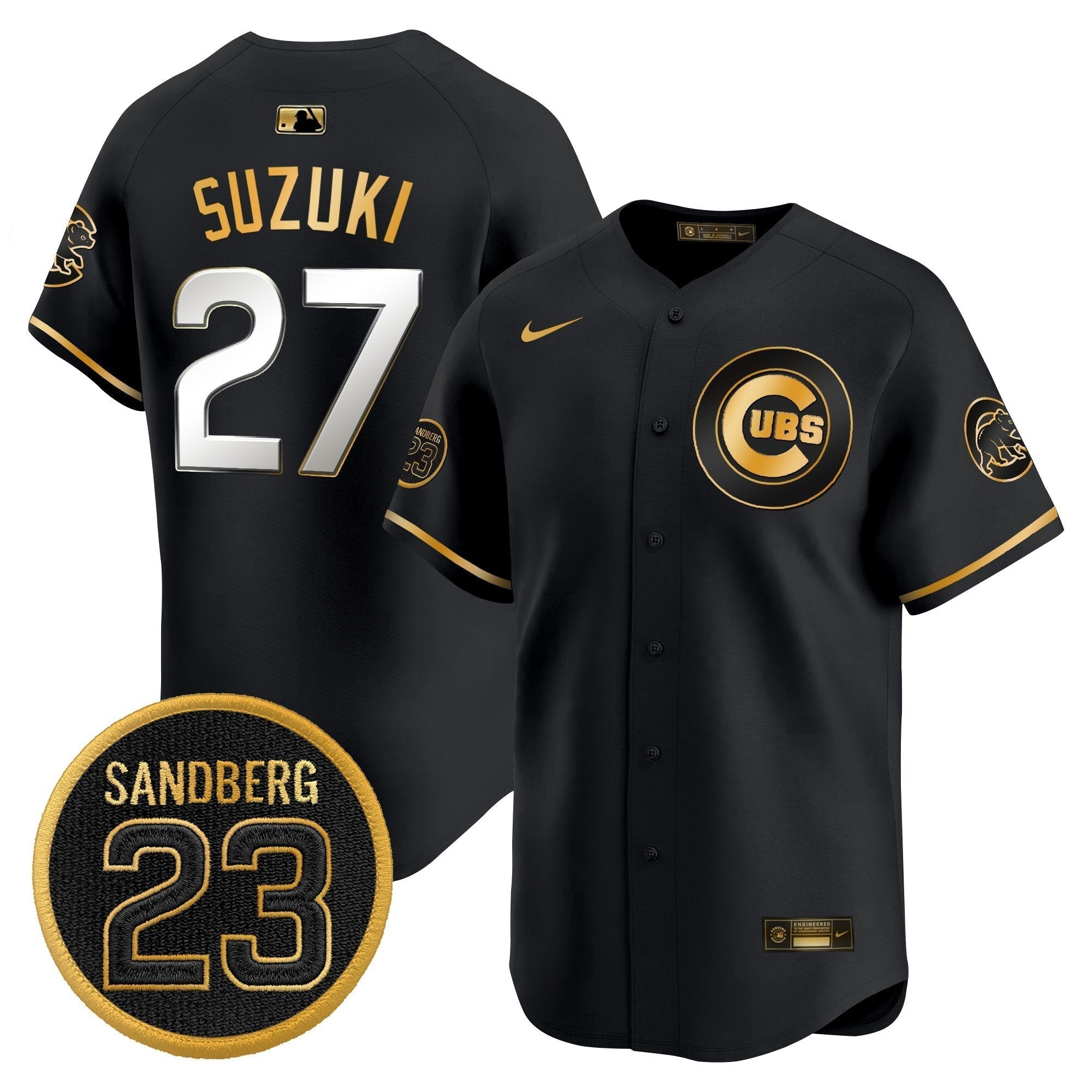 CHC 'Ryne Sandberg Tribute' Vapor Premier Limited Jersey V2 - All Stitched