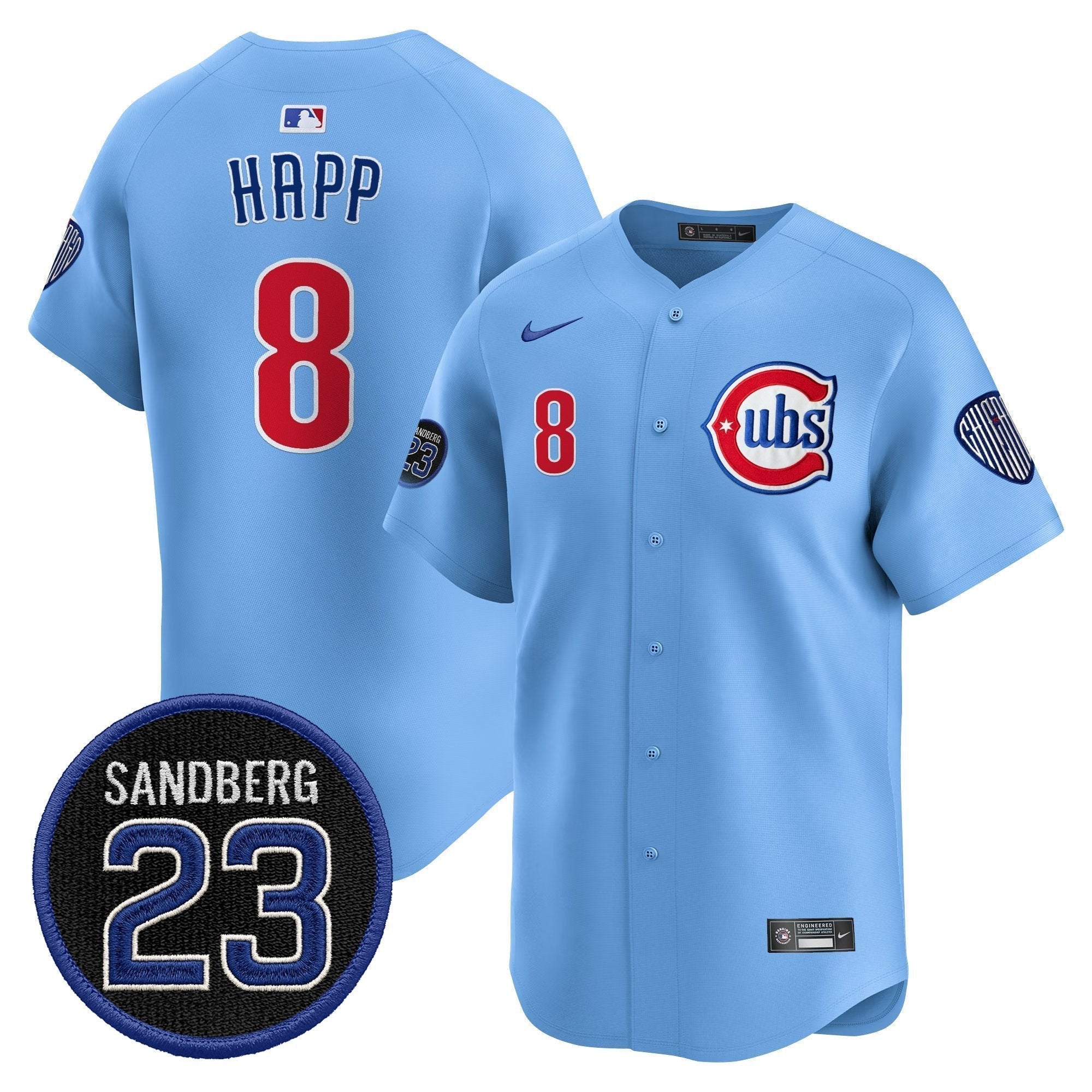 CHC 'Ryne Sandberg Tribute' Vapor Premier Limited Jersey V2 - All Stitched