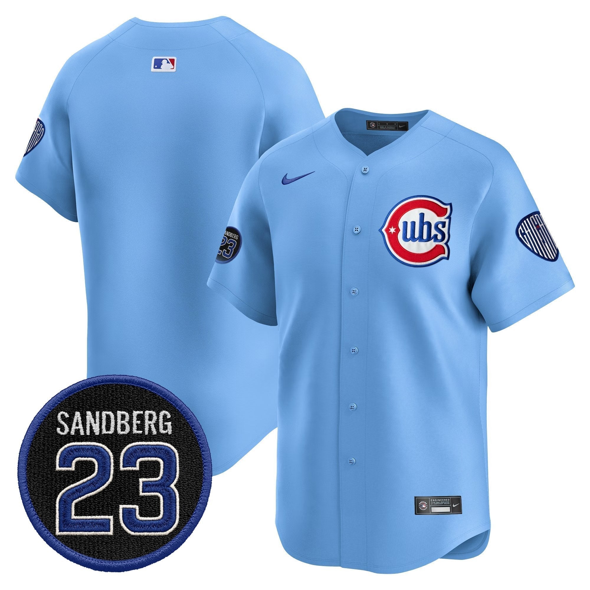 CHC 'Ryne Sandberg Tribute' Vapor Premier Limited Jersey V2 - All Stitched