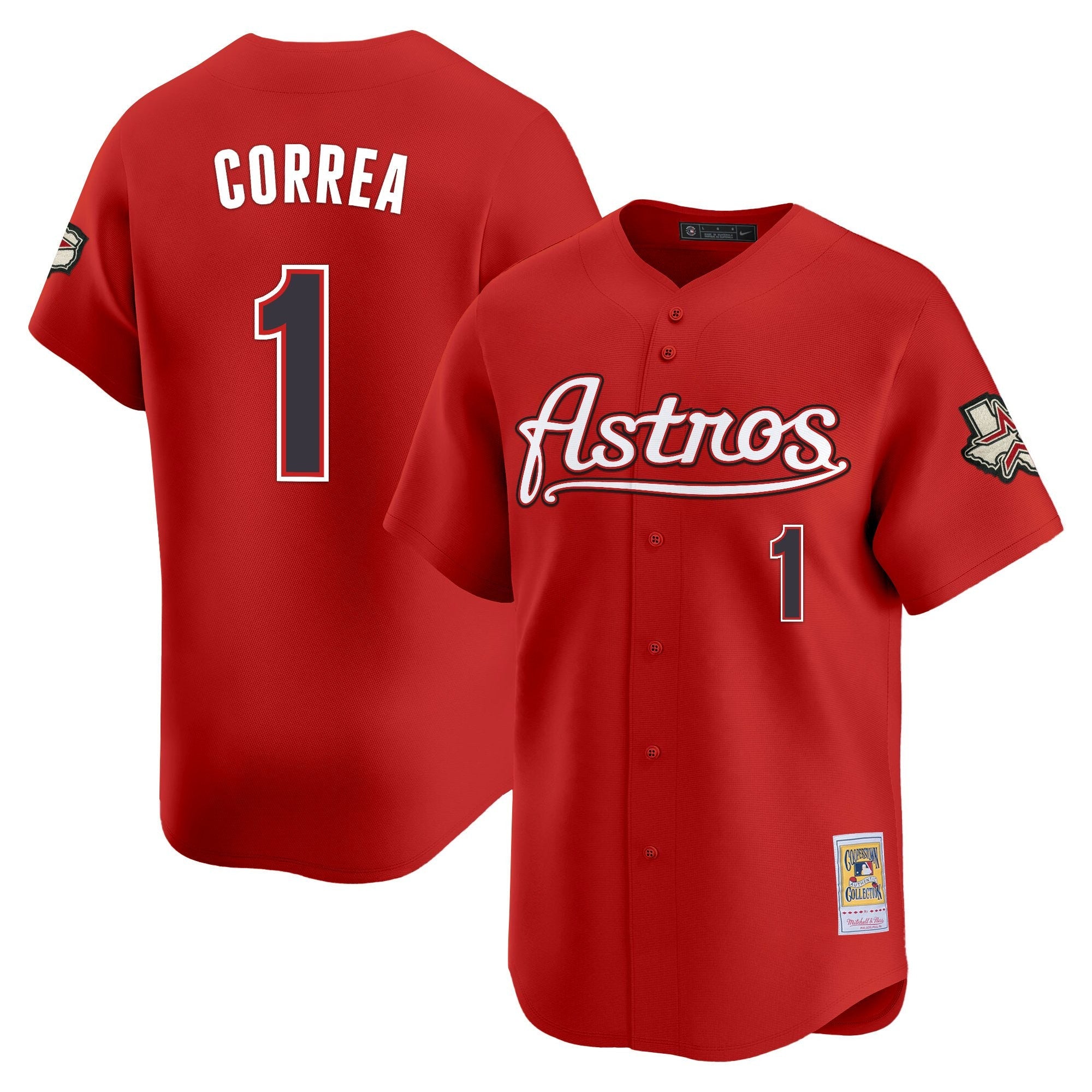 HOU Throwback Vapor Premier Limited Jersey - All Stitched