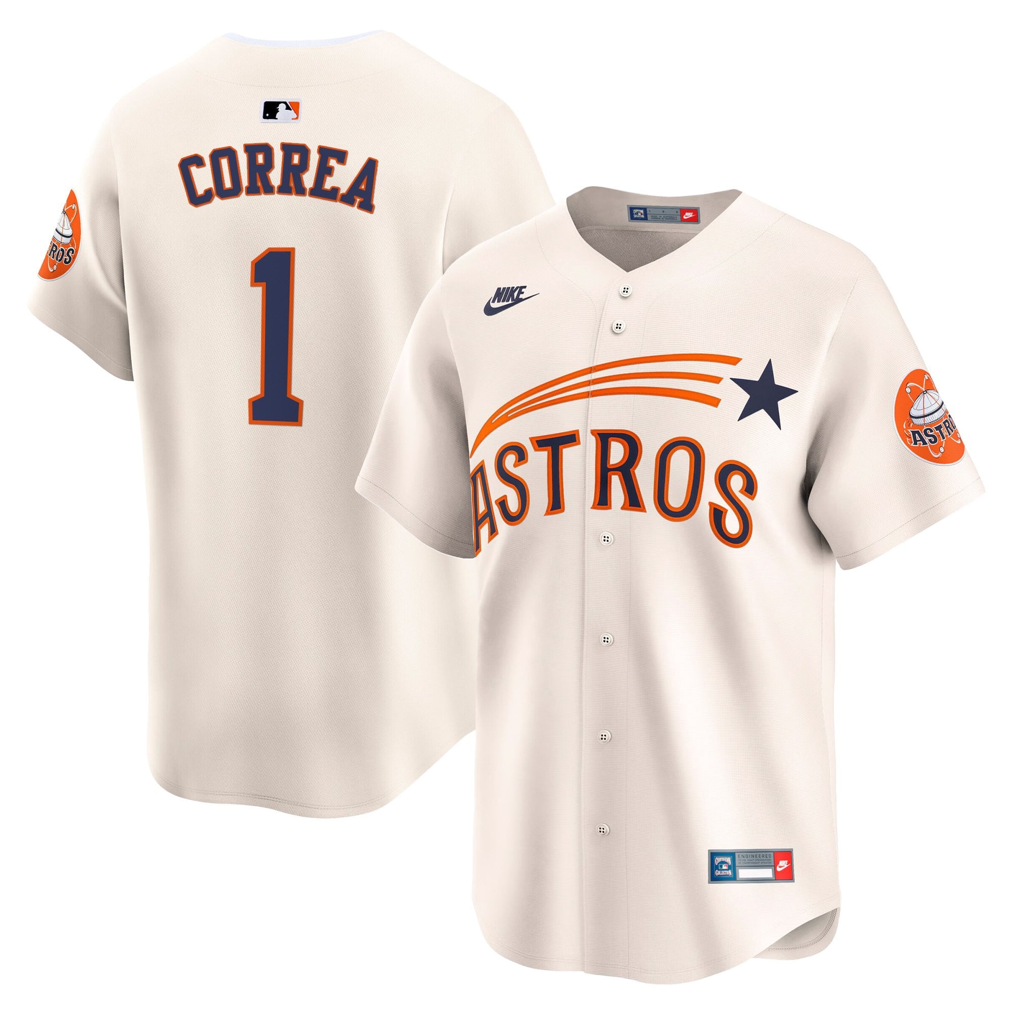 HOU Throwback Vapor Premier Limited Jersey - All Stitched