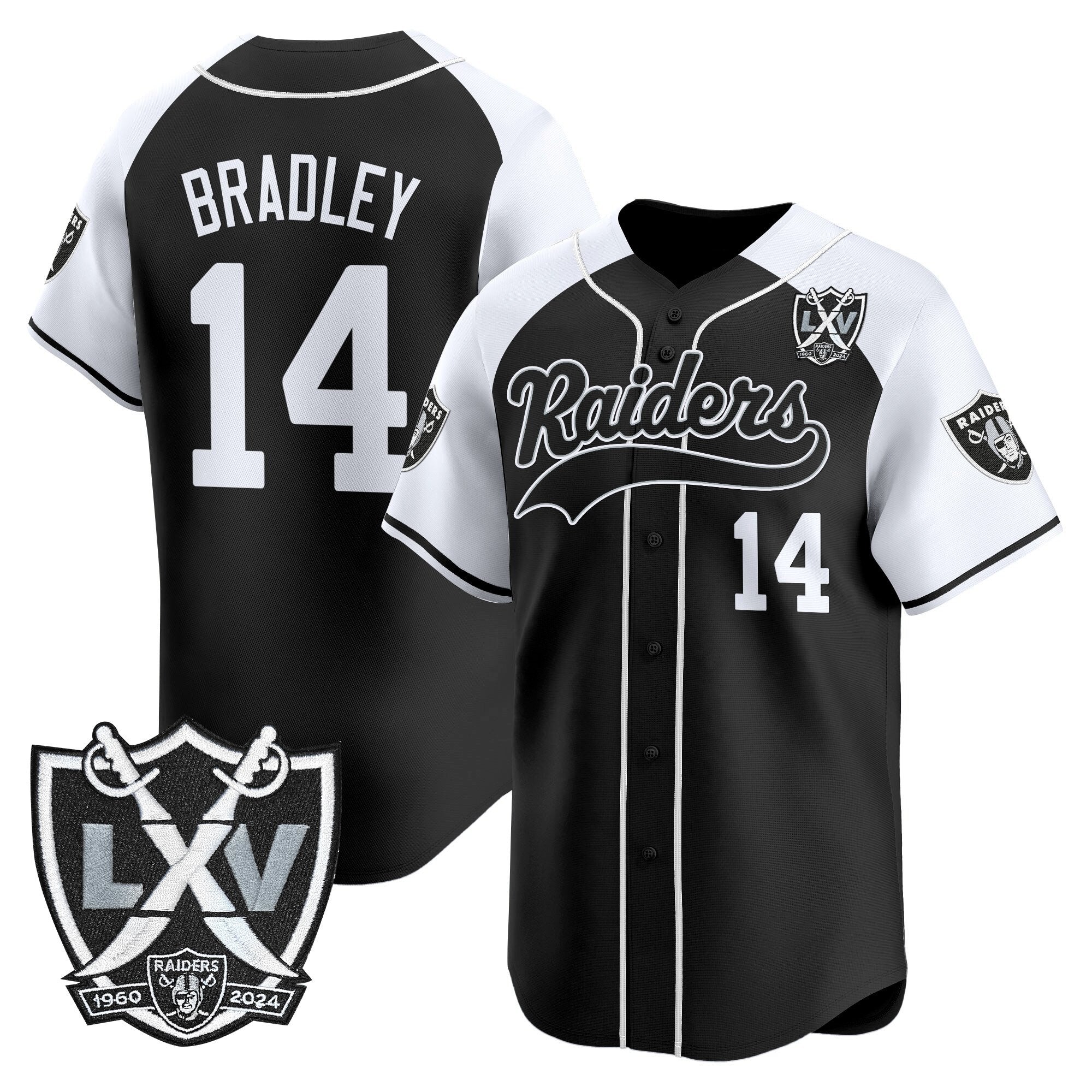 LVR 65th Anniversary Patch Vapor Baseball Jersey - All Stitched