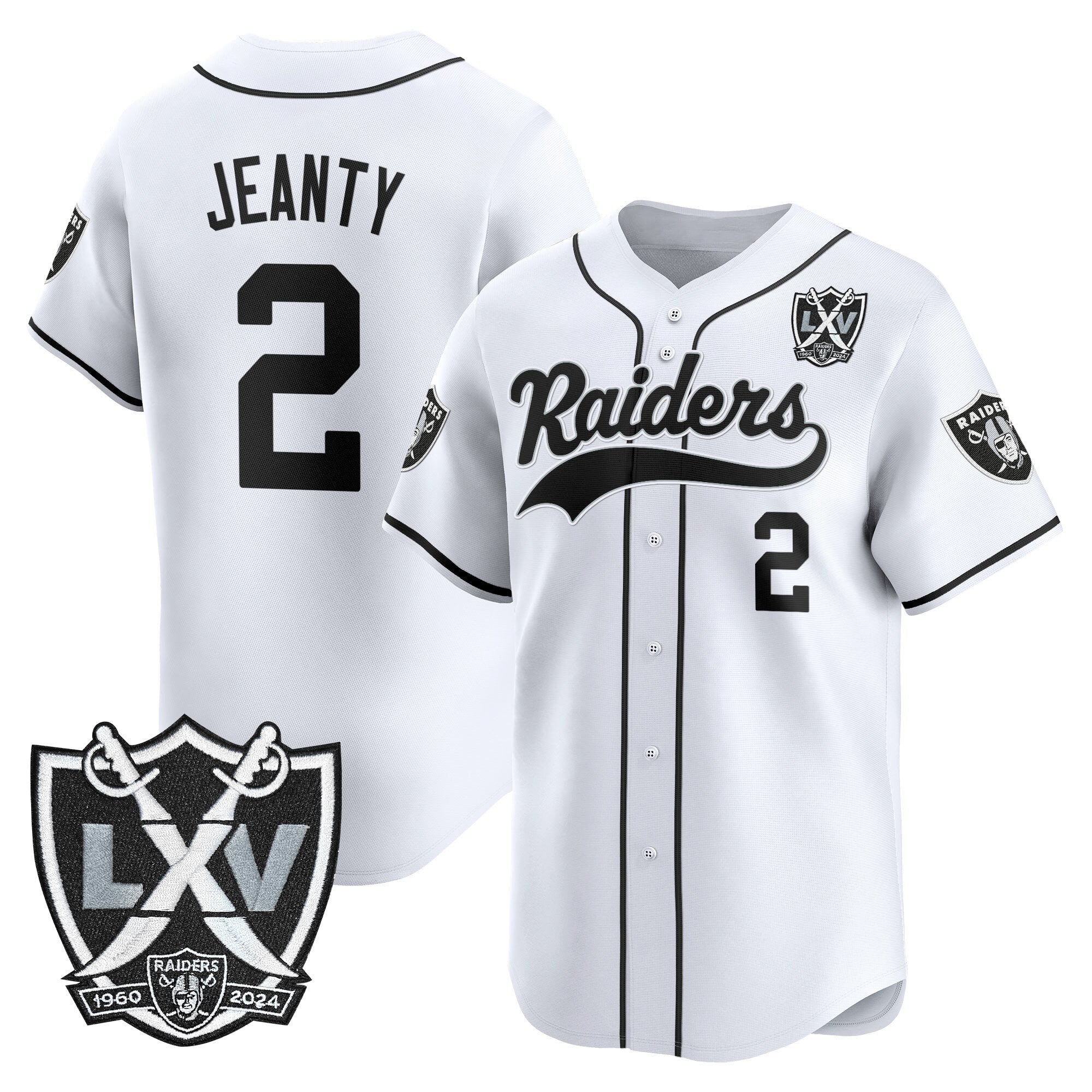 LVR 65th Anniversary Patch Vapor Baseball Jersey - All Stitched