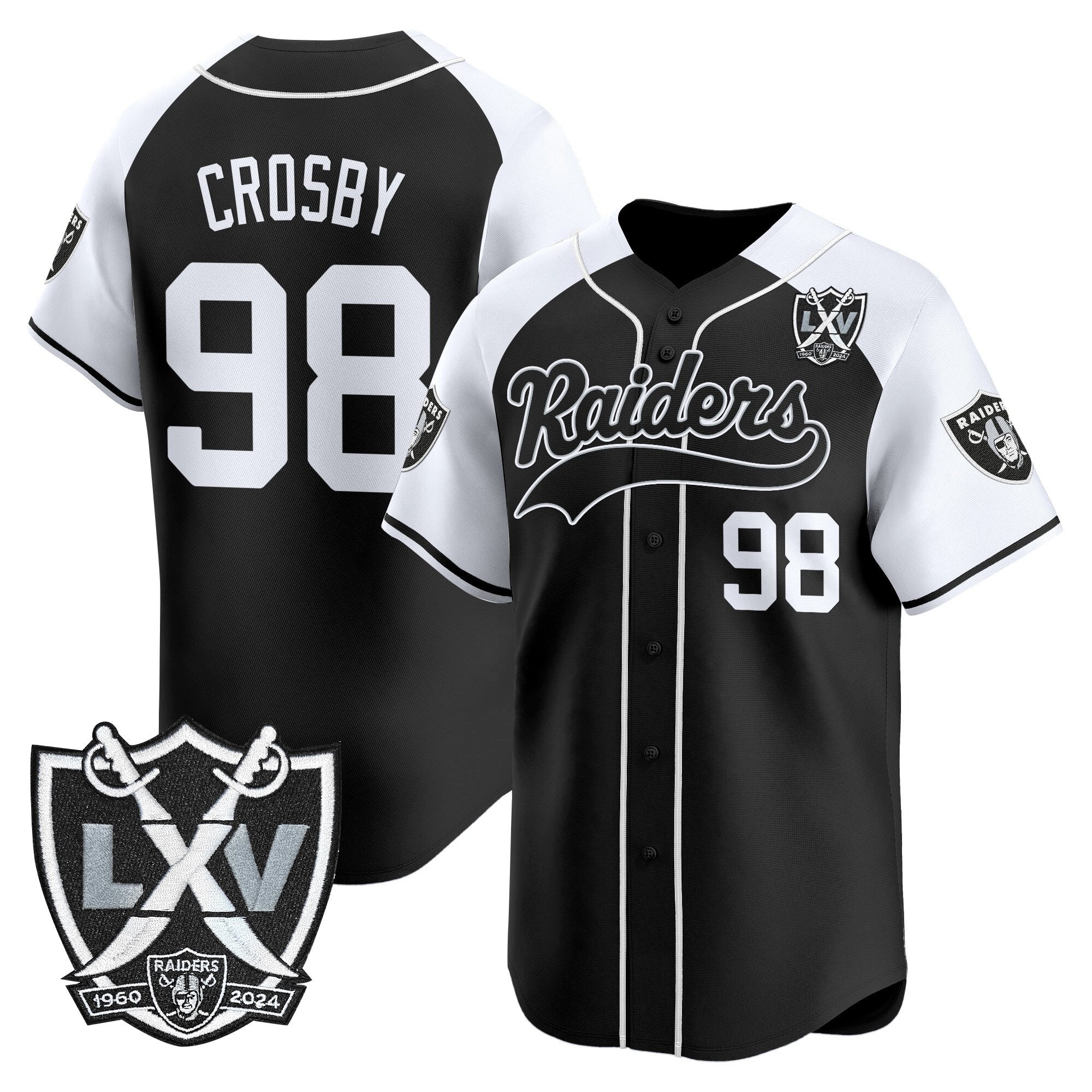 LVR 65th Anniversary Patch Vapor Baseball Jersey - All Stitched