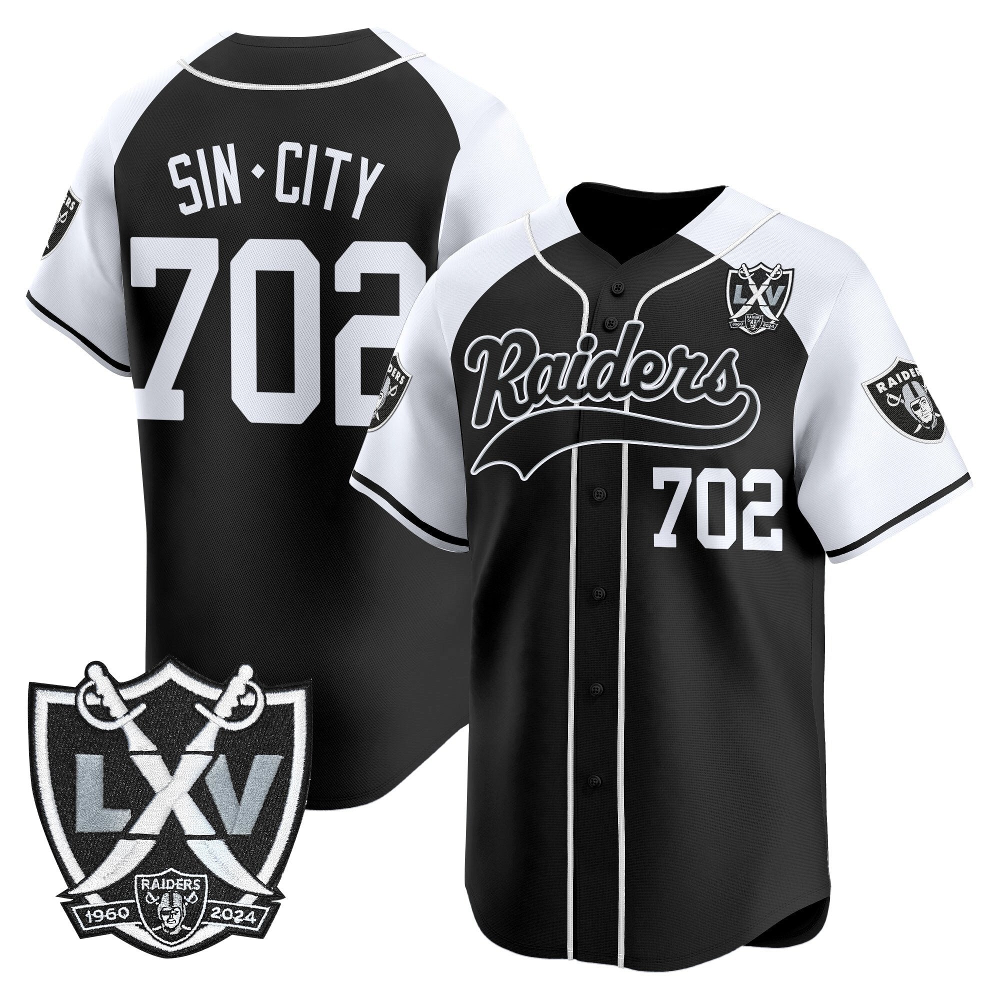 LVR 65th Anniversary Patch Vapor Baseball Jersey - All Stitched