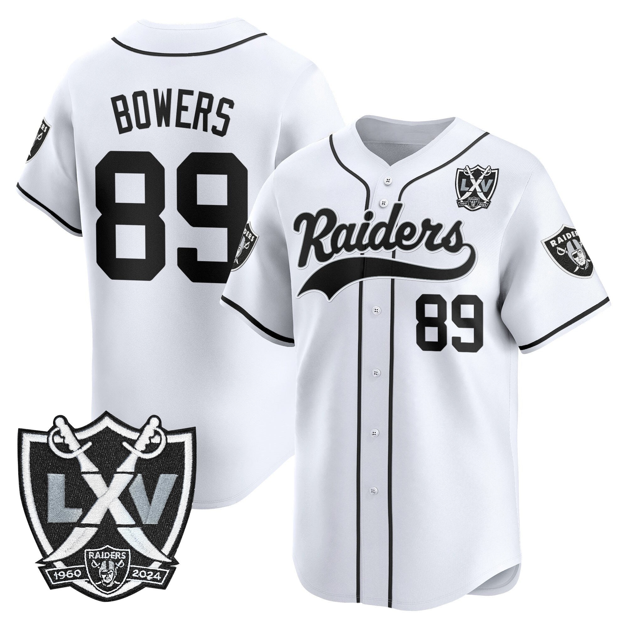 LVR 65th Anniversary Patch Vapor Baseball Jersey - All Stitched