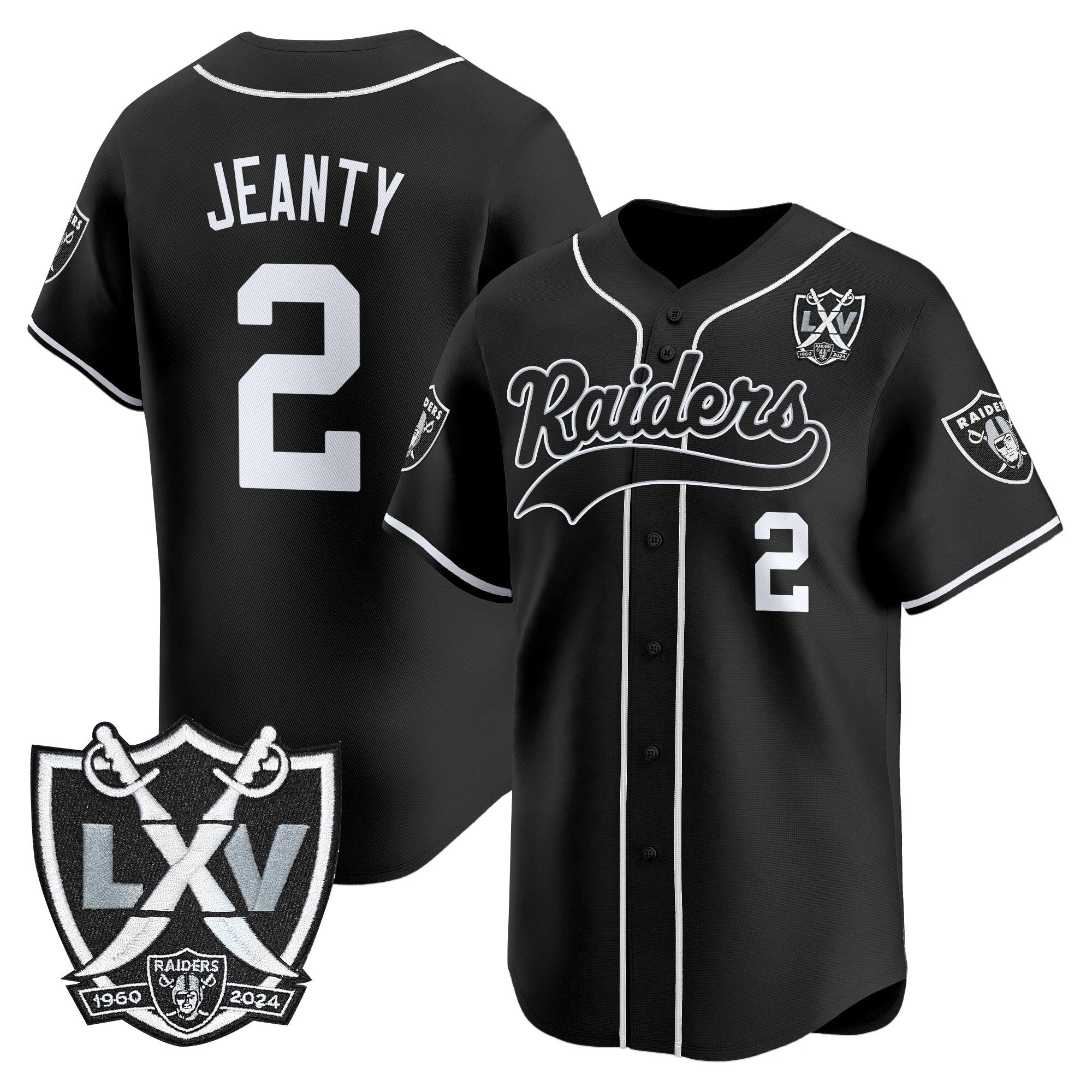 LVR 65th Anniversary Patch Vapor Baseball Jersey - All Stitched