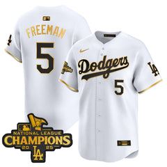 Dodgers 2025 National League Champions Vapor Premier Limited Jersey - All Stitched