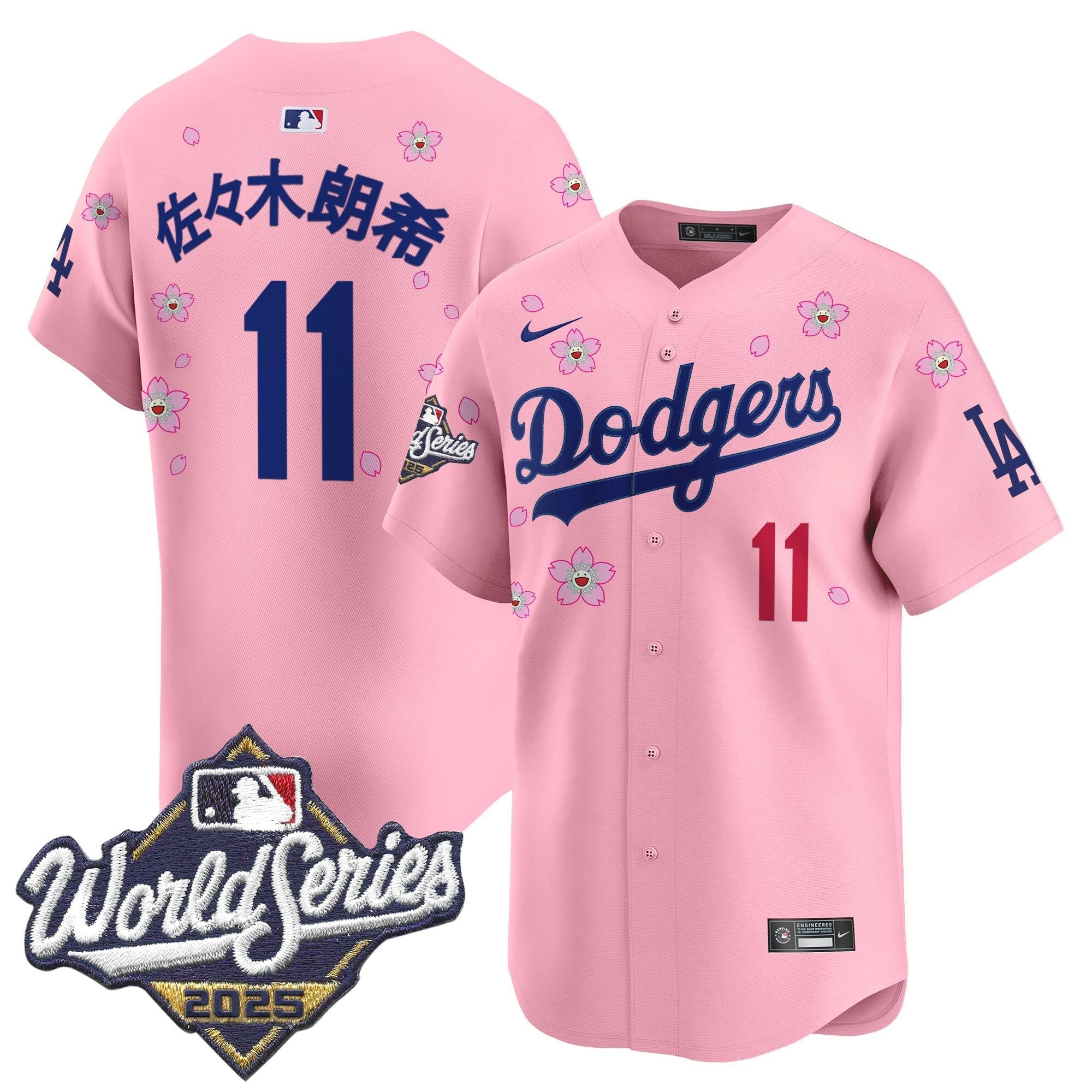 Dodgers 2025 World Series x Tokyo Series Vapor Premier Limited Jersey - All Stitched
