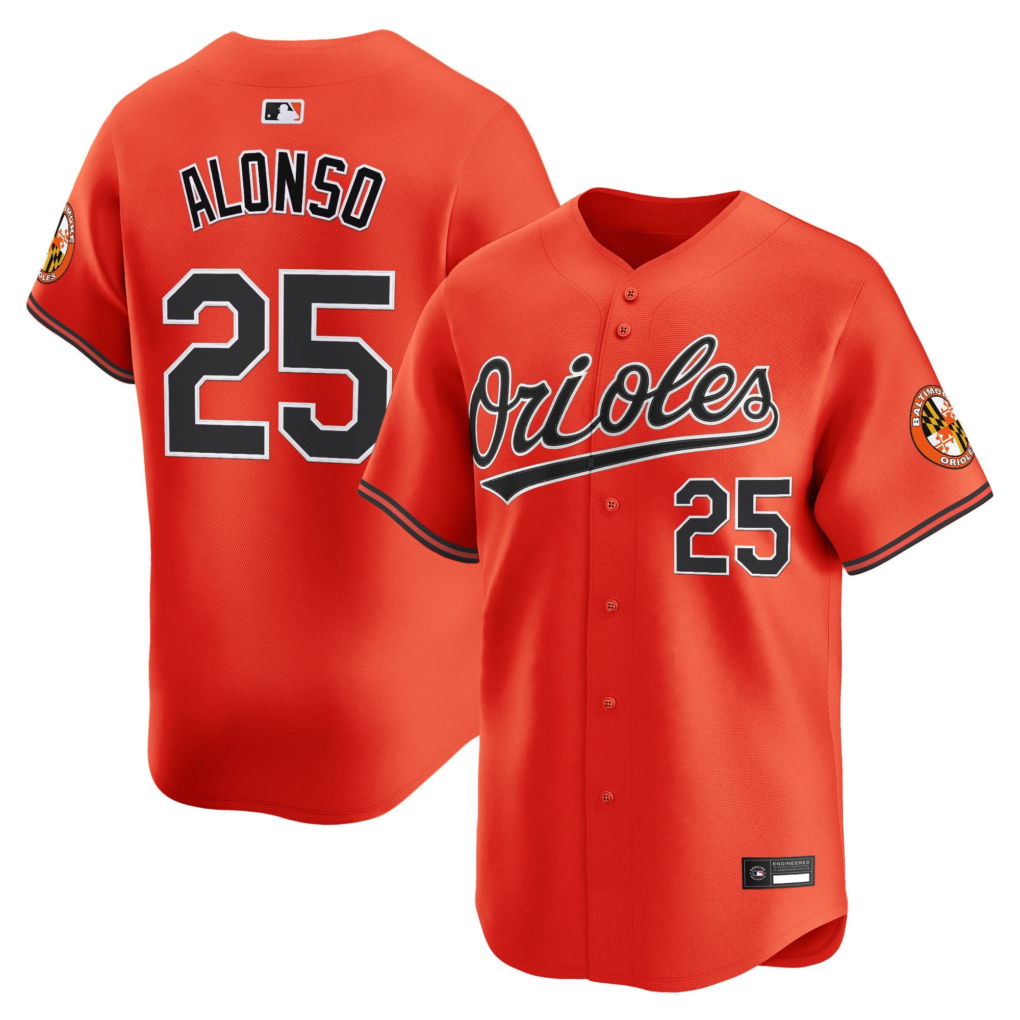 #25 Pete Alonso BO Vapor Premier Limited Jersey – All Stitched