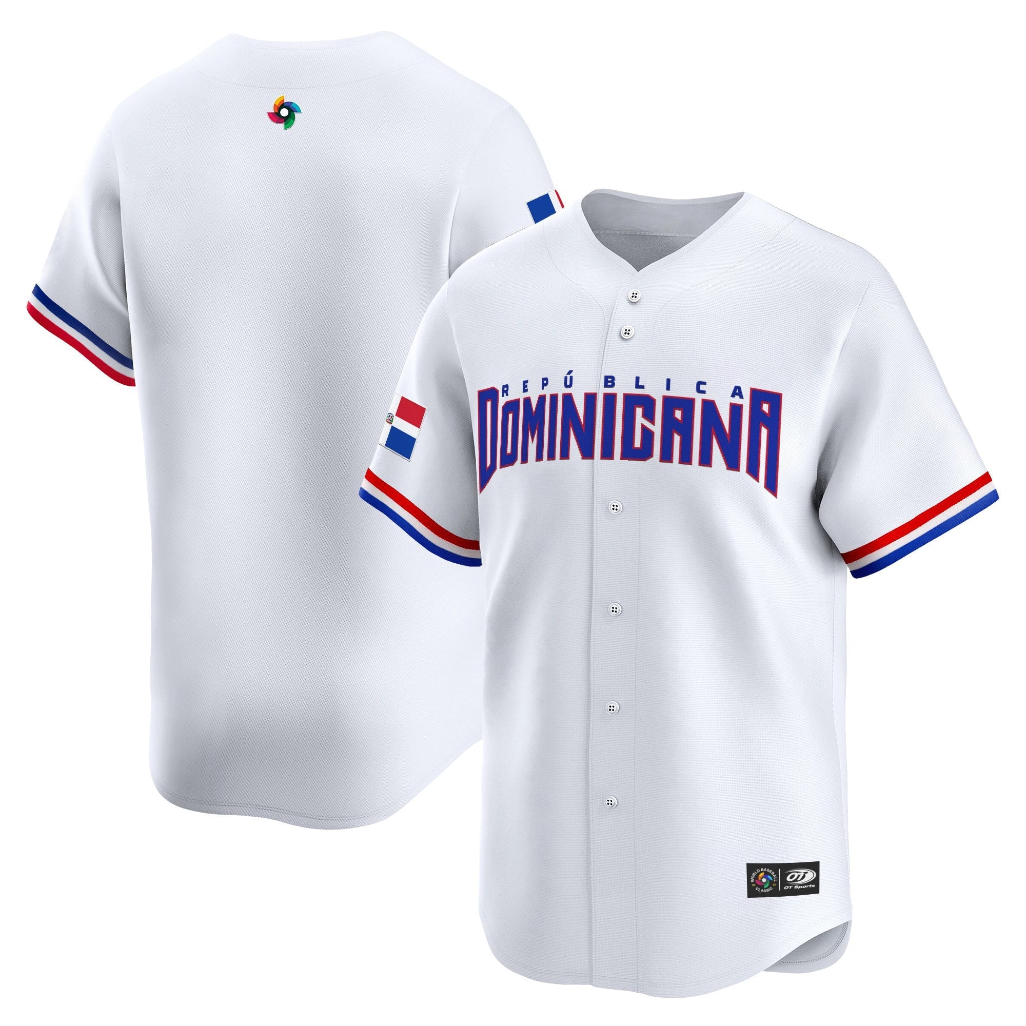 Team Dominican Republic World Baseball Classic Vapor Premier Jersey - 2026 Roster - All Stitched