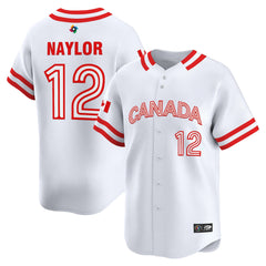 Team Canada World Baseball Classic Vapor Premier Jersey - 2026 Roster (Projected Number) - All Stitched